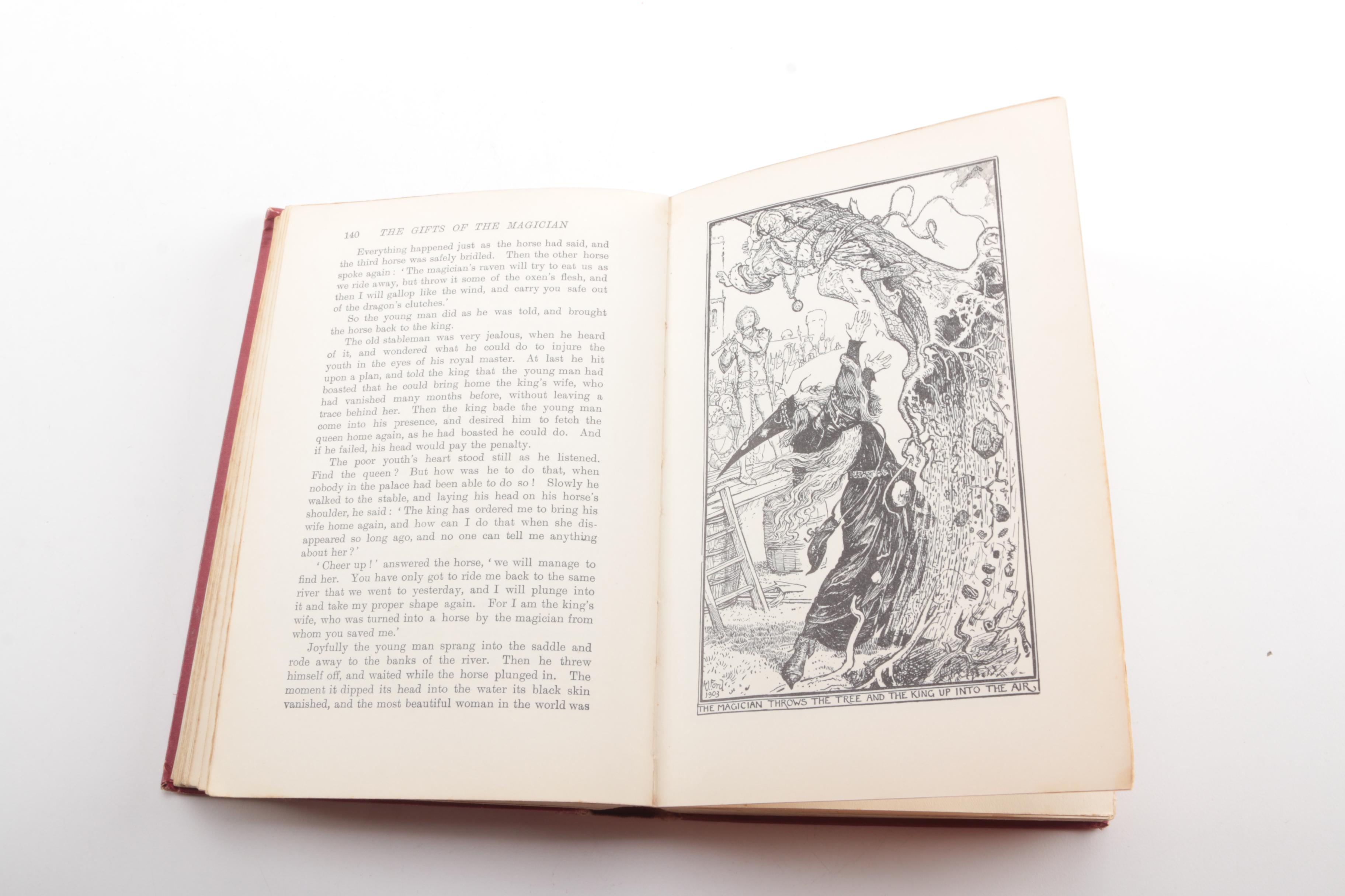1930 First Edition "The Crimson Fairy Book" by Andrew Lang