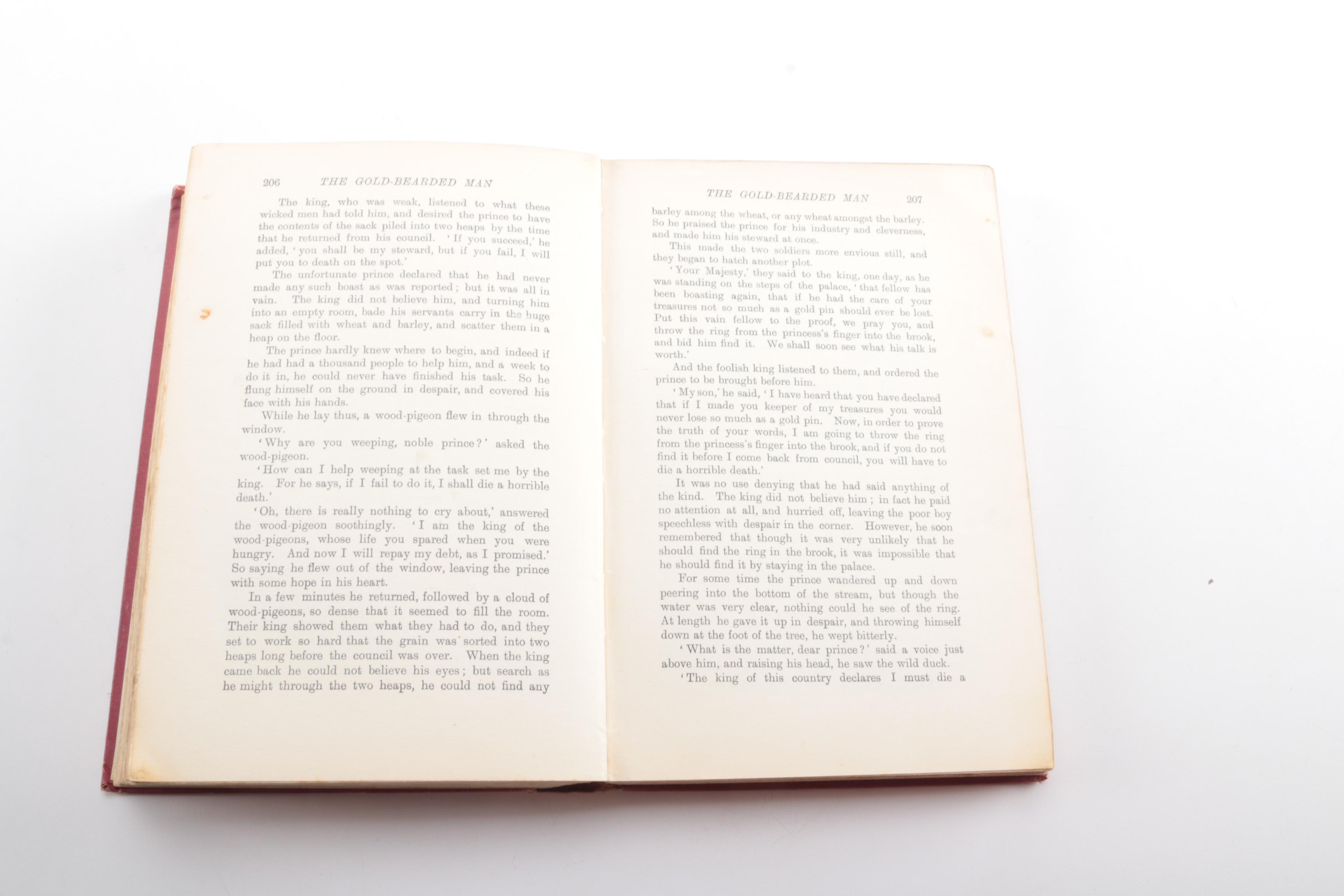 1930 First Edition "The Crimson Fairy Book" by Andrew Lang