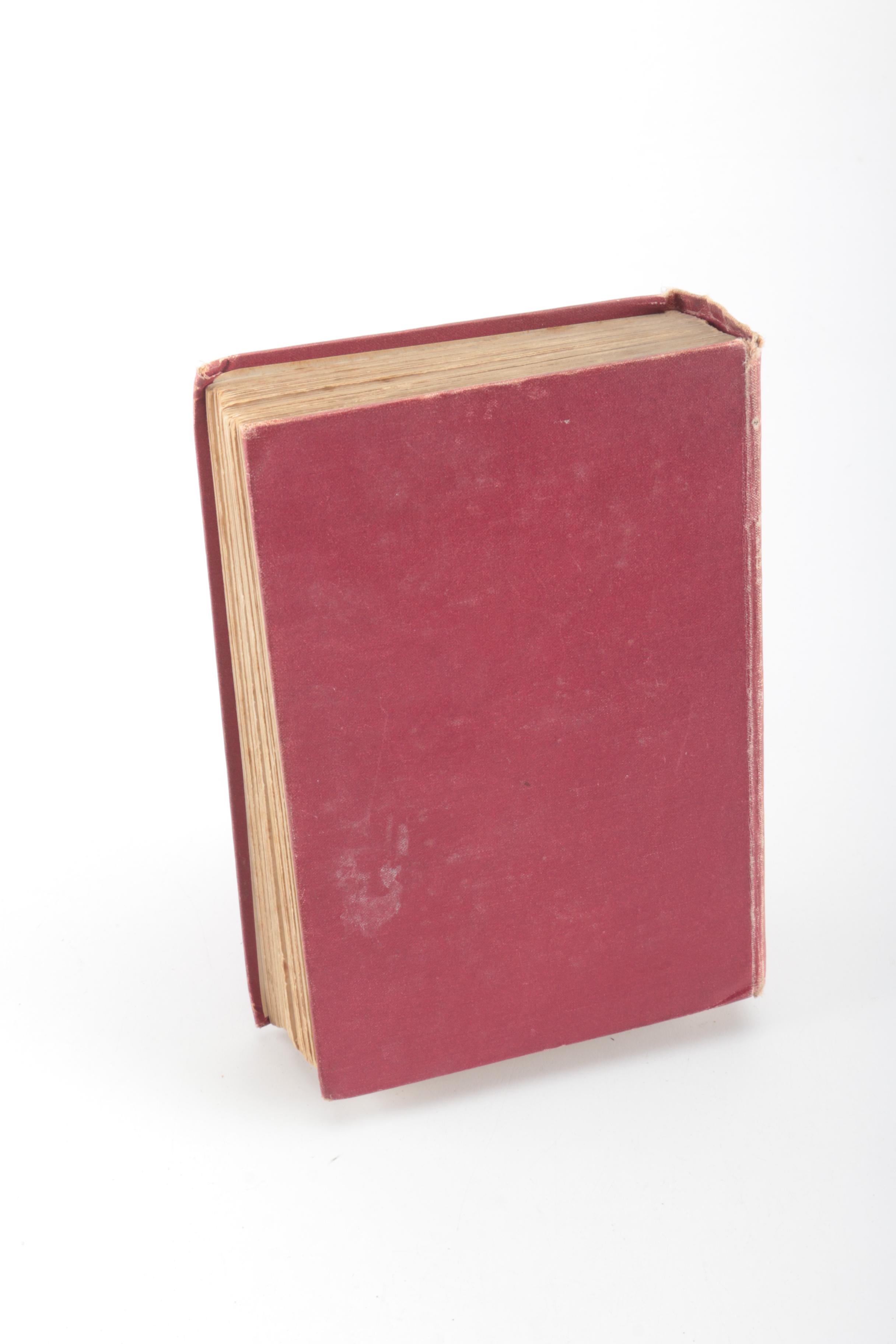 1930 First Edition "The Crimson Fairy Book" by Andrew Lang