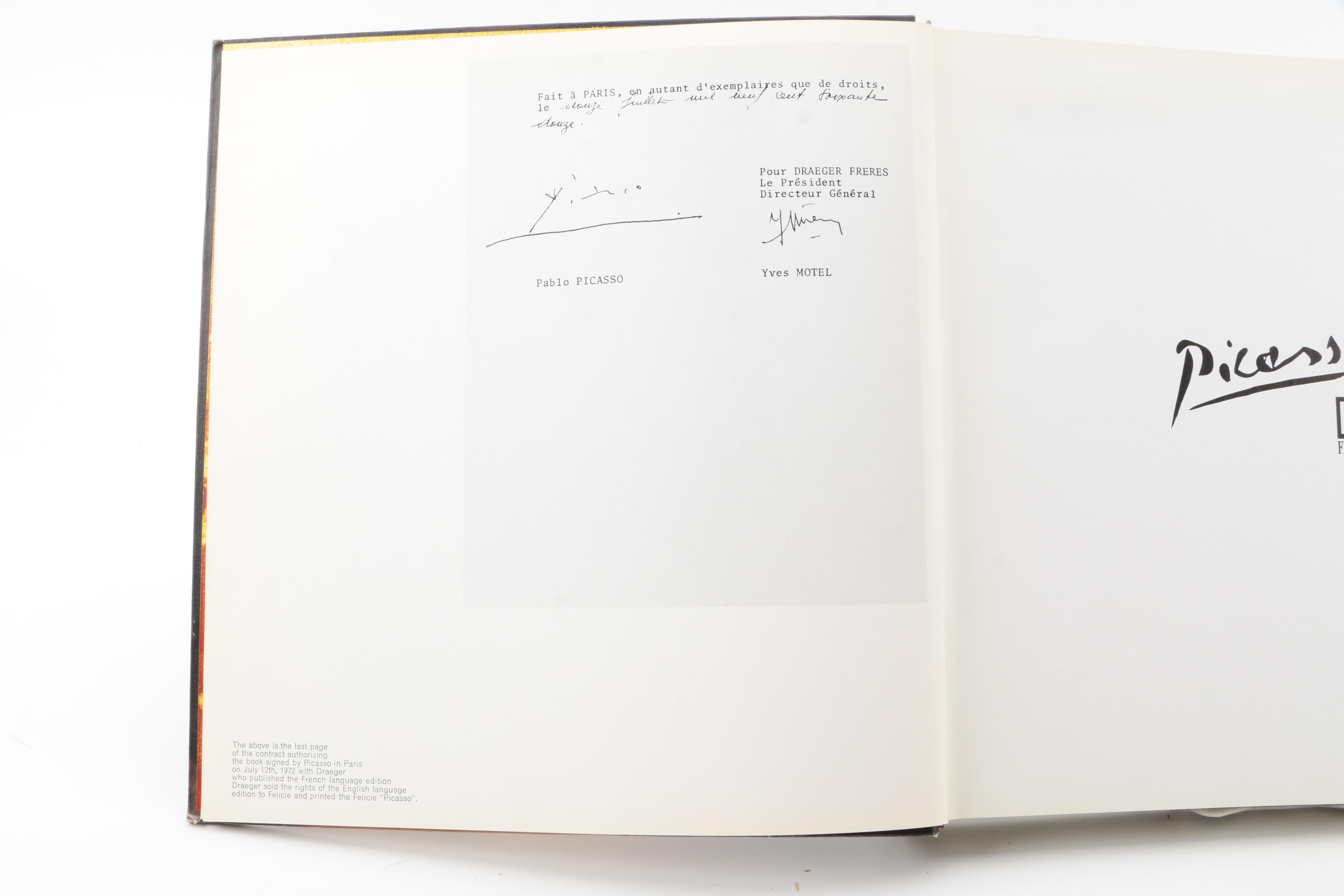 1974 Edition of "Picasso" by Pierre Descargues