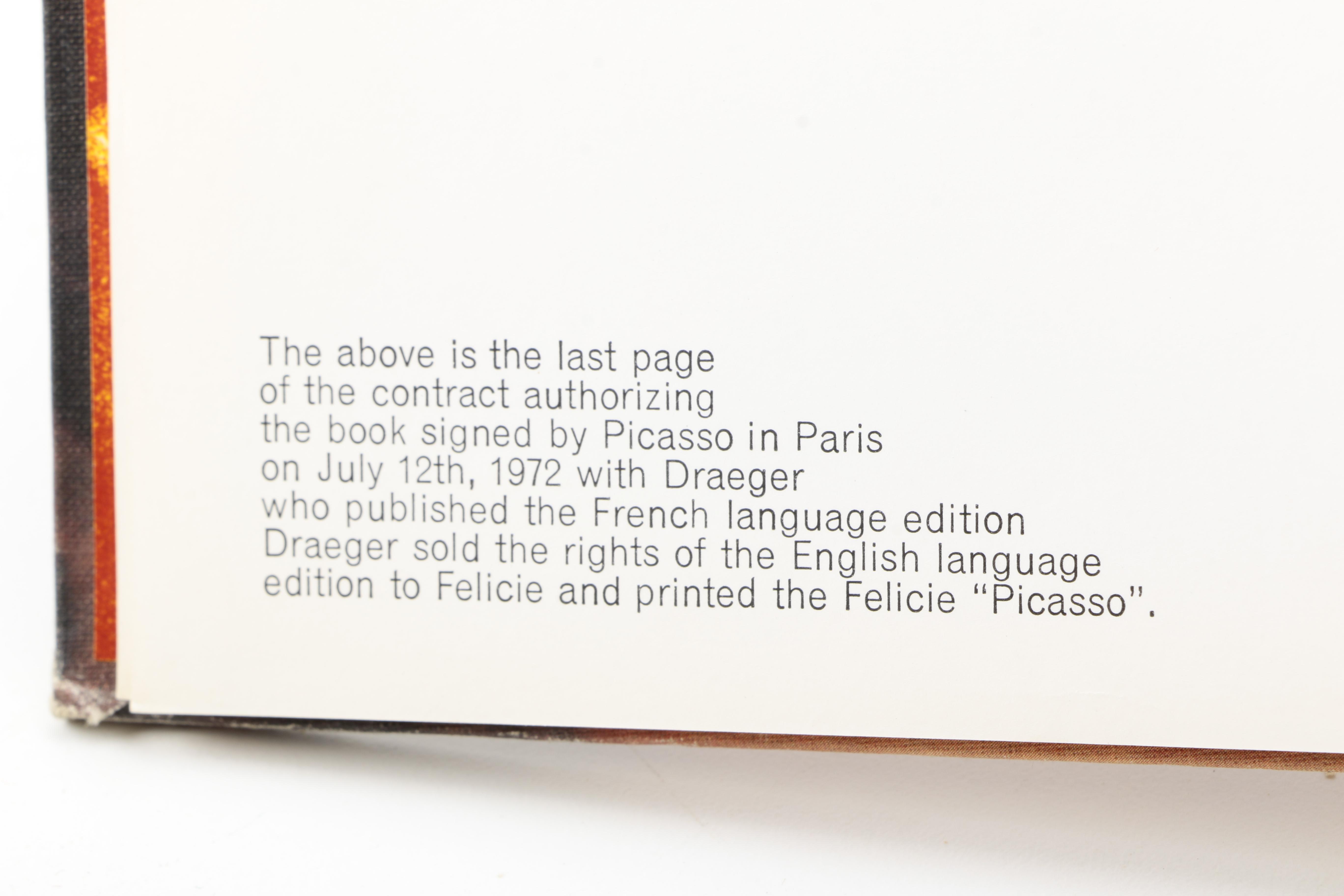 1974 Edition of "Picasso" by Pierre Descargues