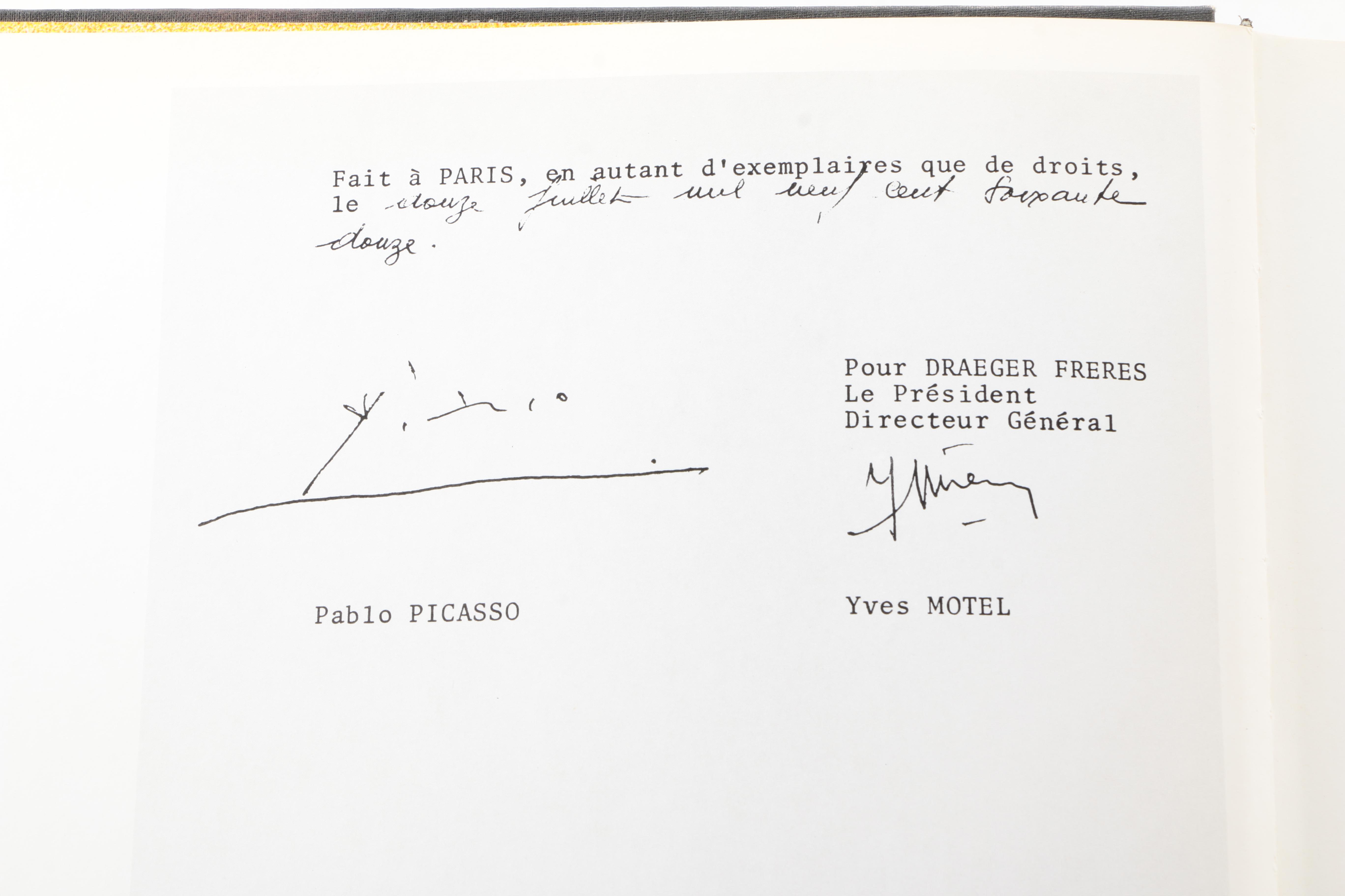 1974 Edition of "Picasso" by Pierre Descargues