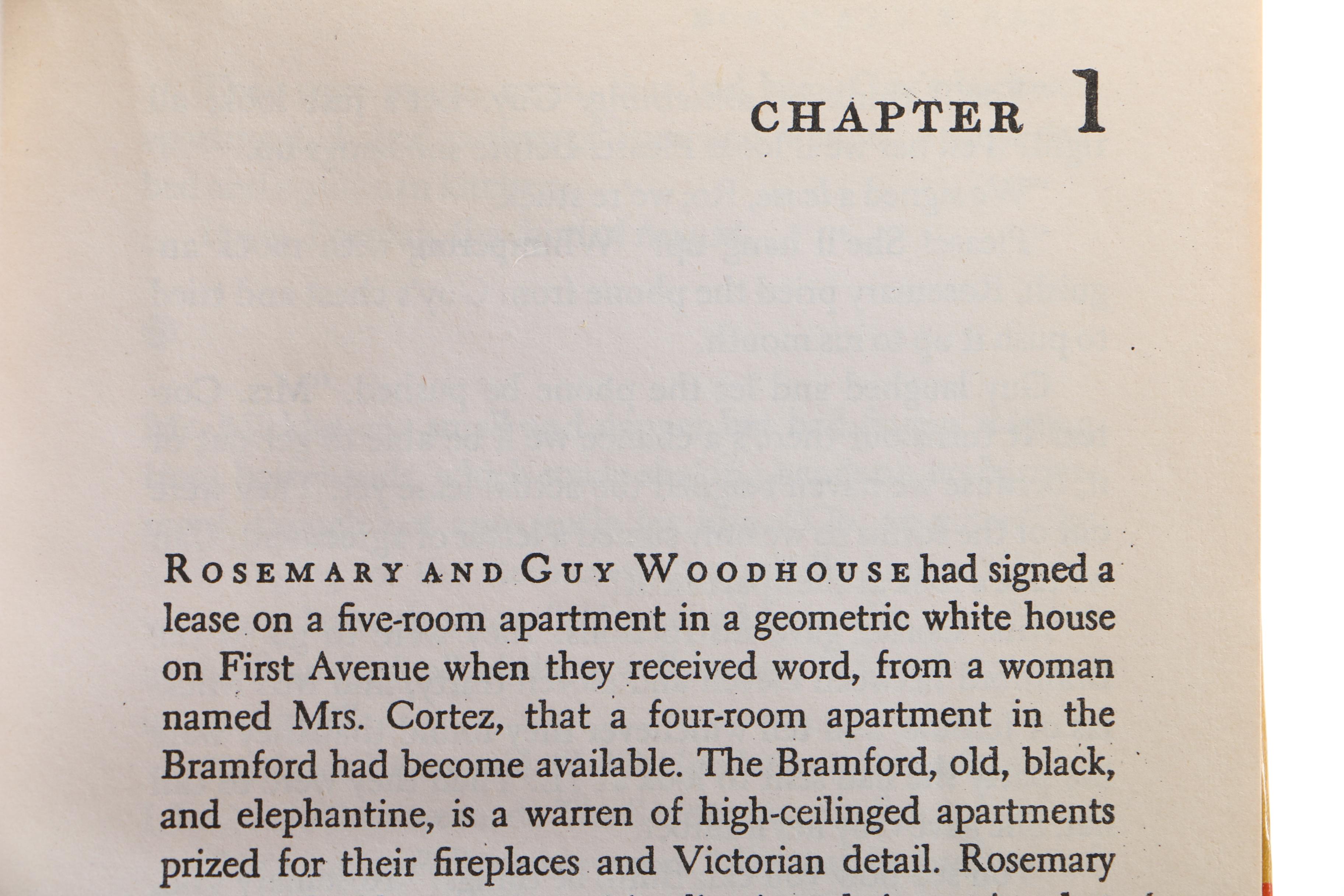 1967 First Edition "Rosemary's Baby" by Ira Levin