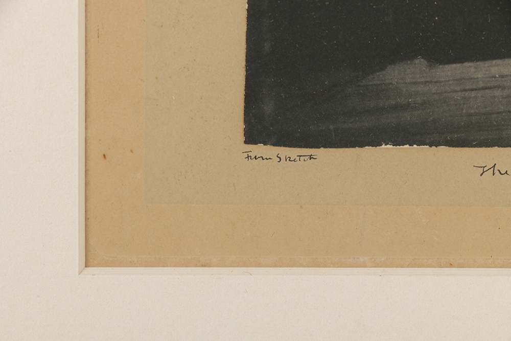 Thomas Nast Lithograph on Paper "The Immortal Light of Genius"