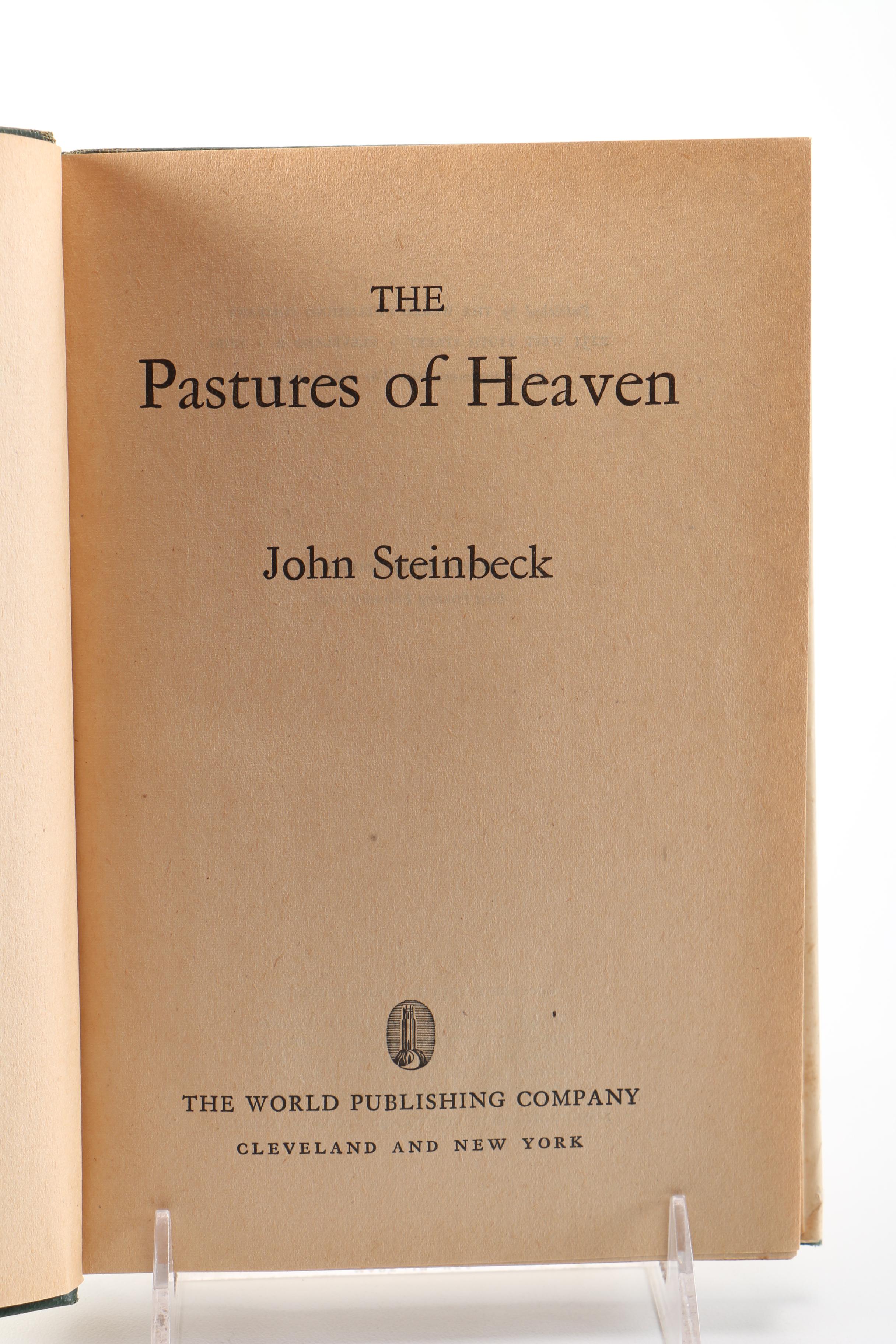 1946 "The Pastures of Heaven" by John Steinbeck