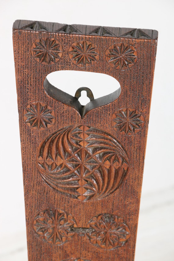 Western European Influenced Carved Oak Hall Chair