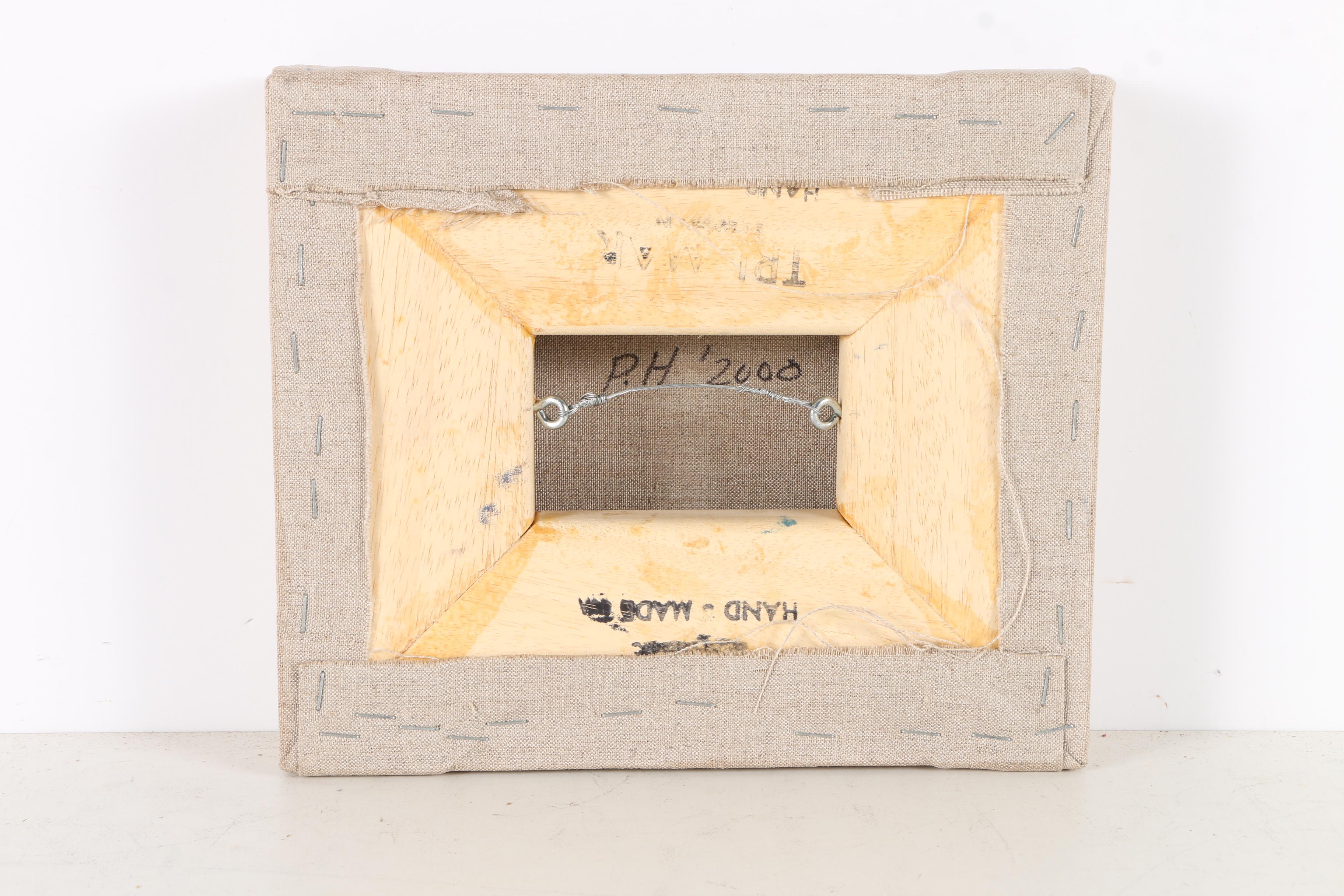 Patricia Hansen Oil Paintings on Mounted Paper "Verity" and "Cabot Magnificat", With Source Photo Contact Sheets