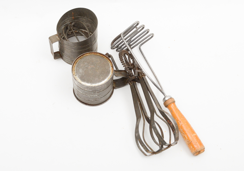 Assortment of Vintage Kitchenware