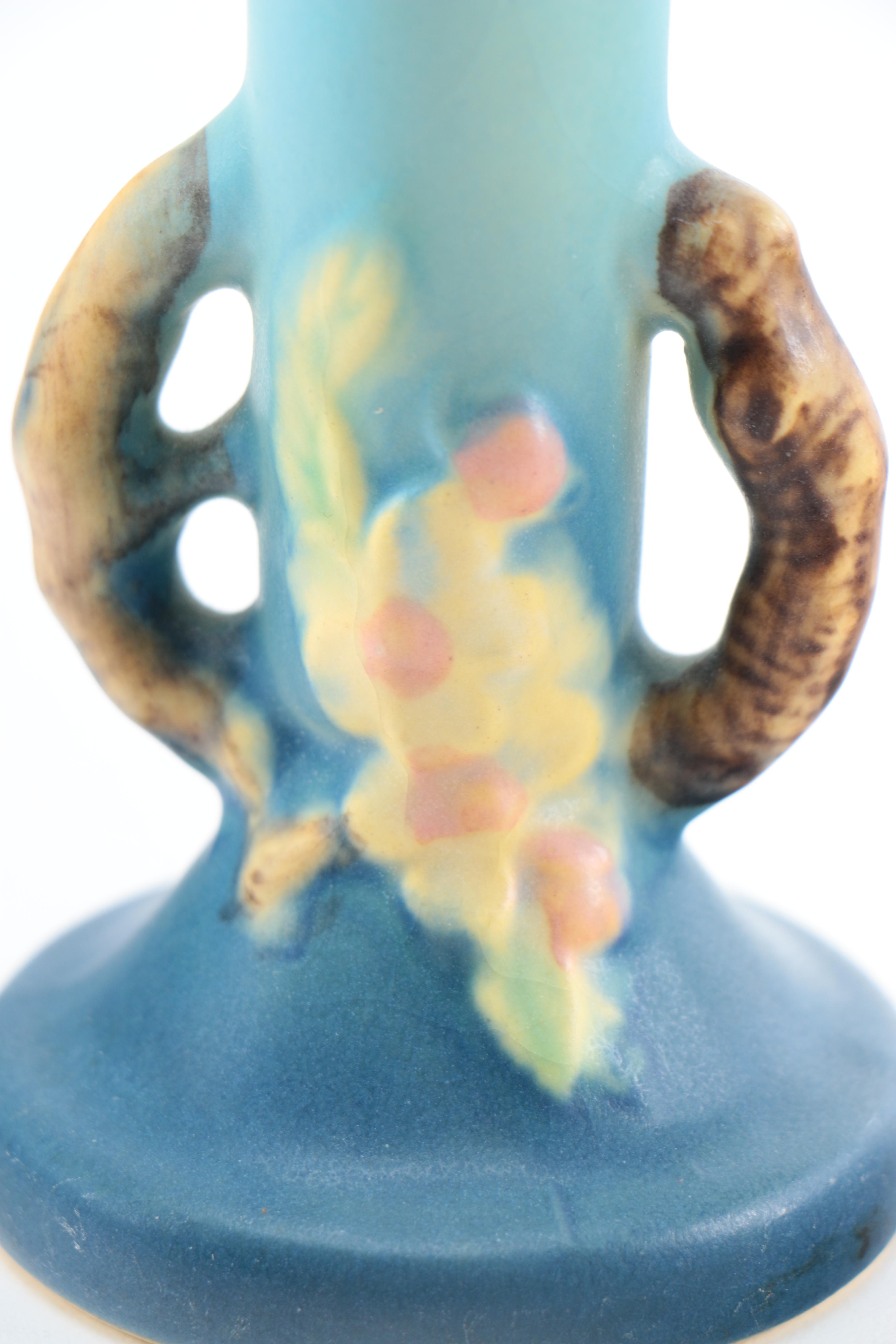 Roseville Art Pottery "Apple Blossom" Vase Circa 1949