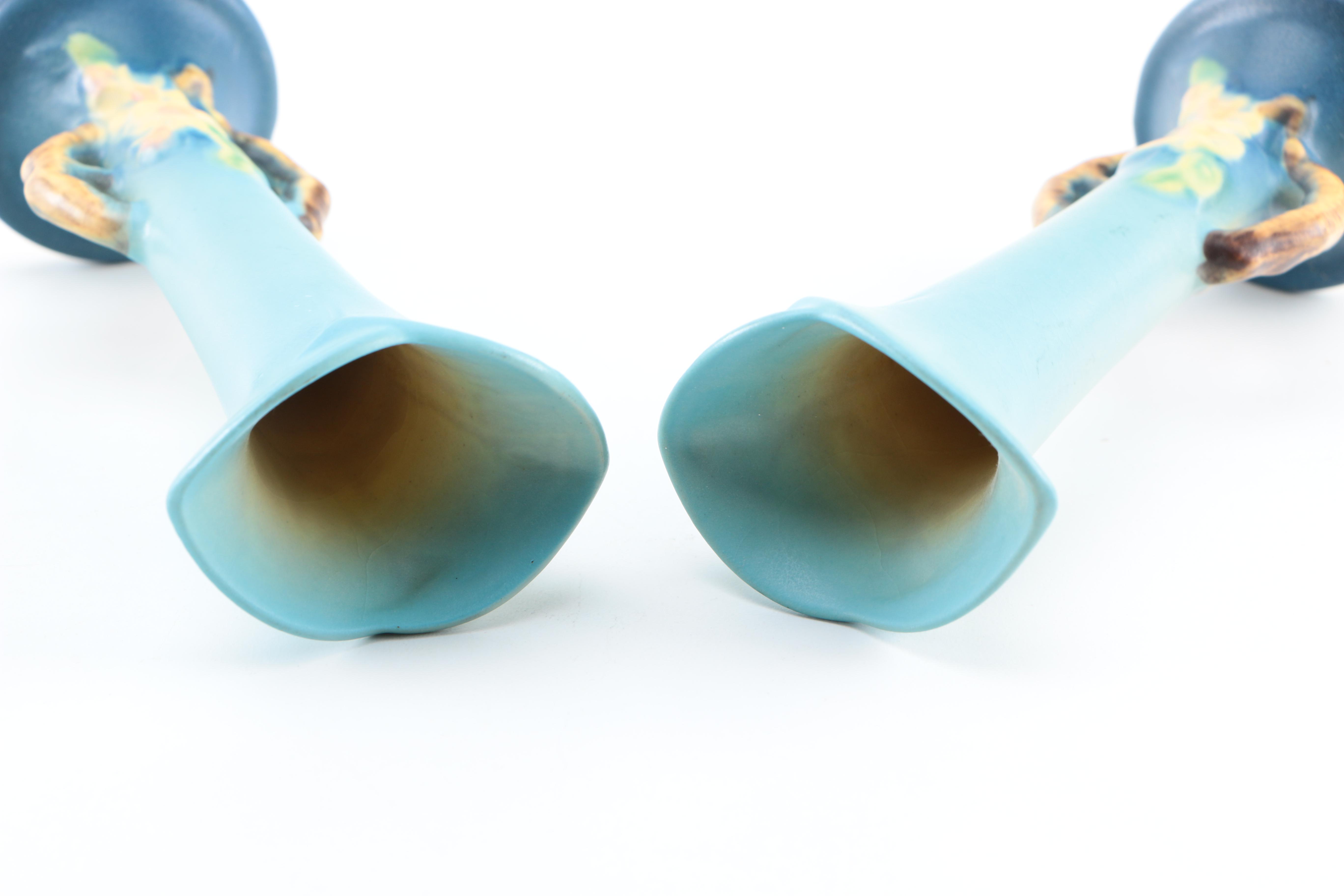 Roseville Art Pottery "Apple Blossom" Vase Circa 1949