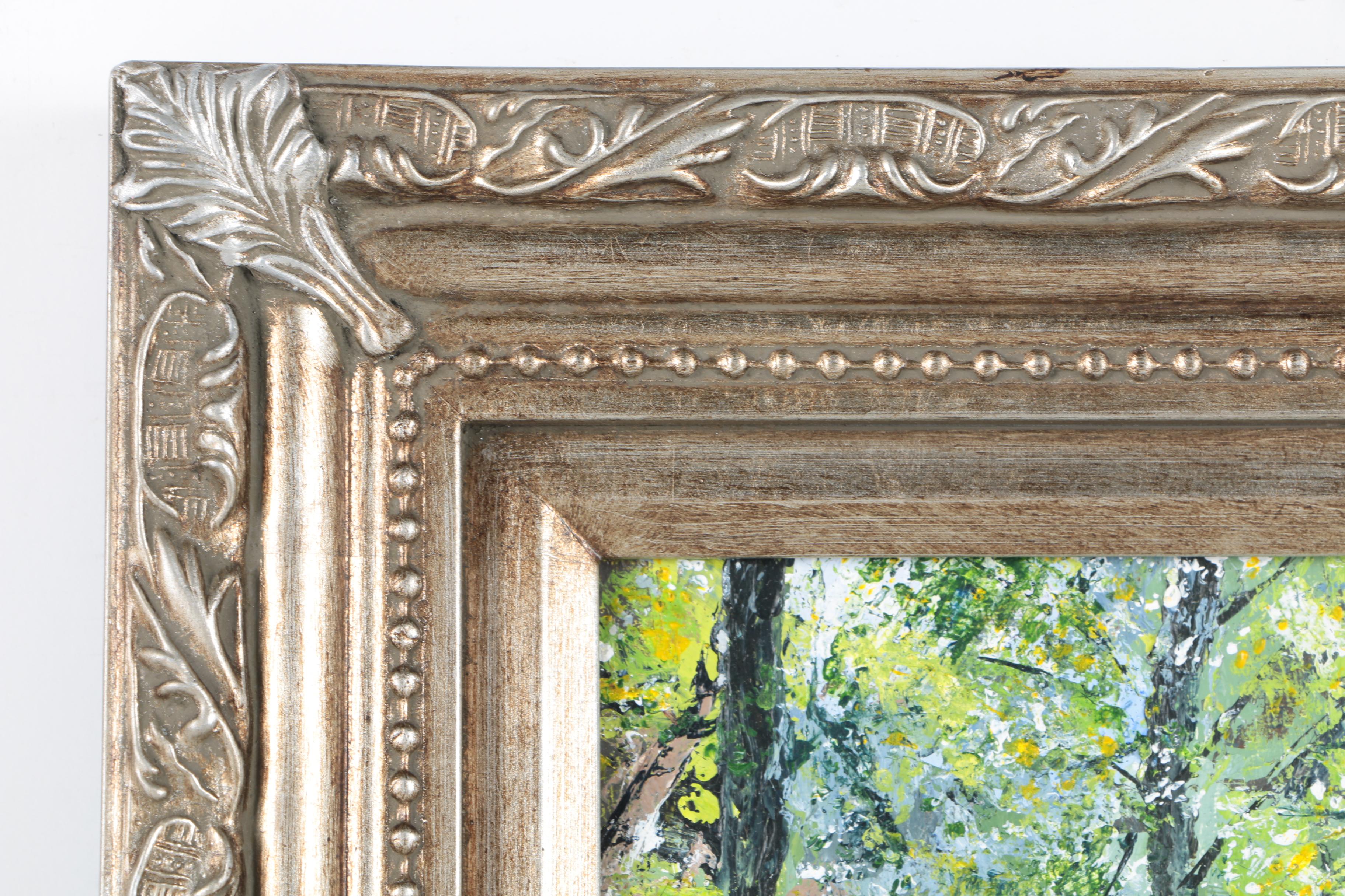 Evelyn Baerman Oil Painting of a Forest Landscape