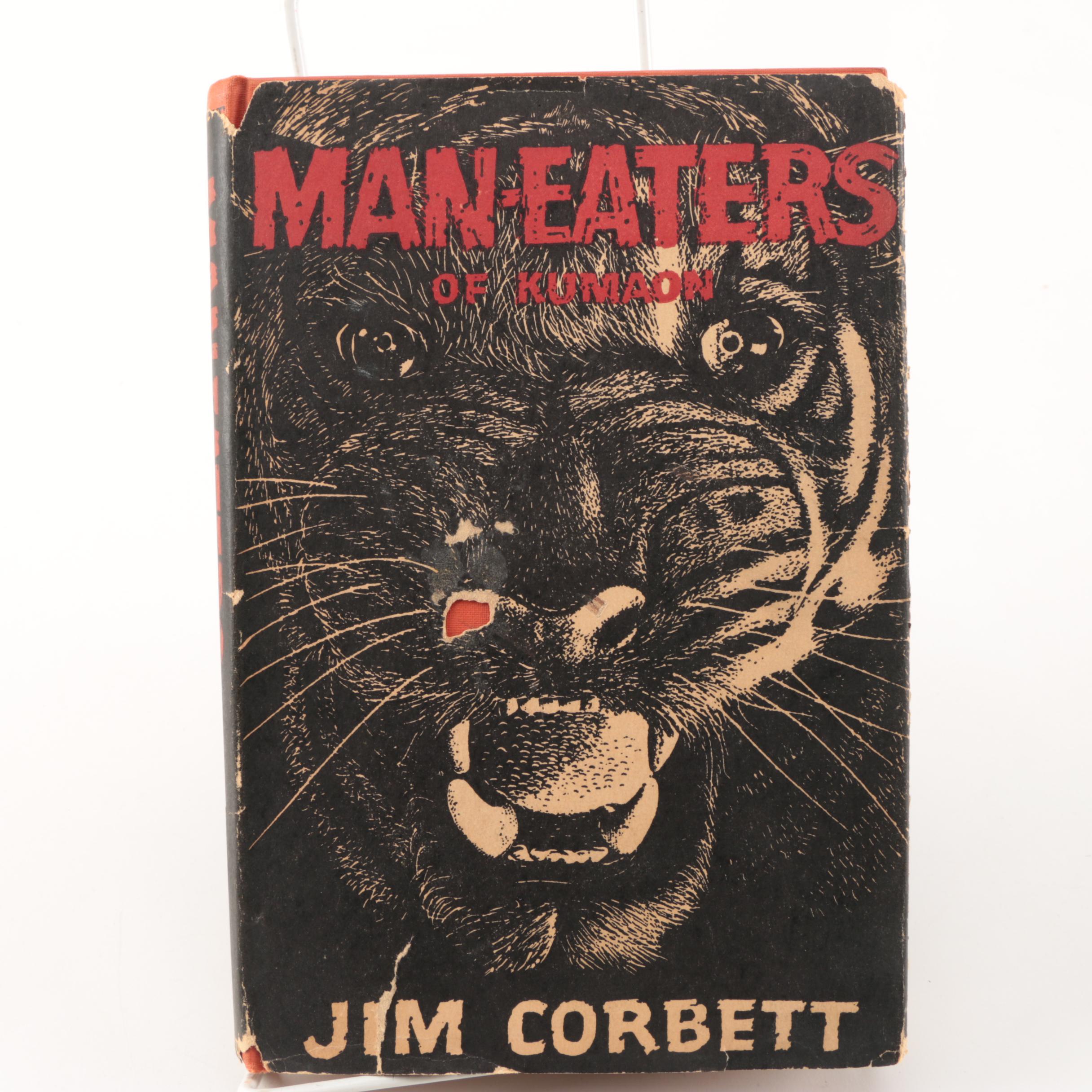 1946 First American Edition "Man-Eaters of Kumaon" by Jim Corbett