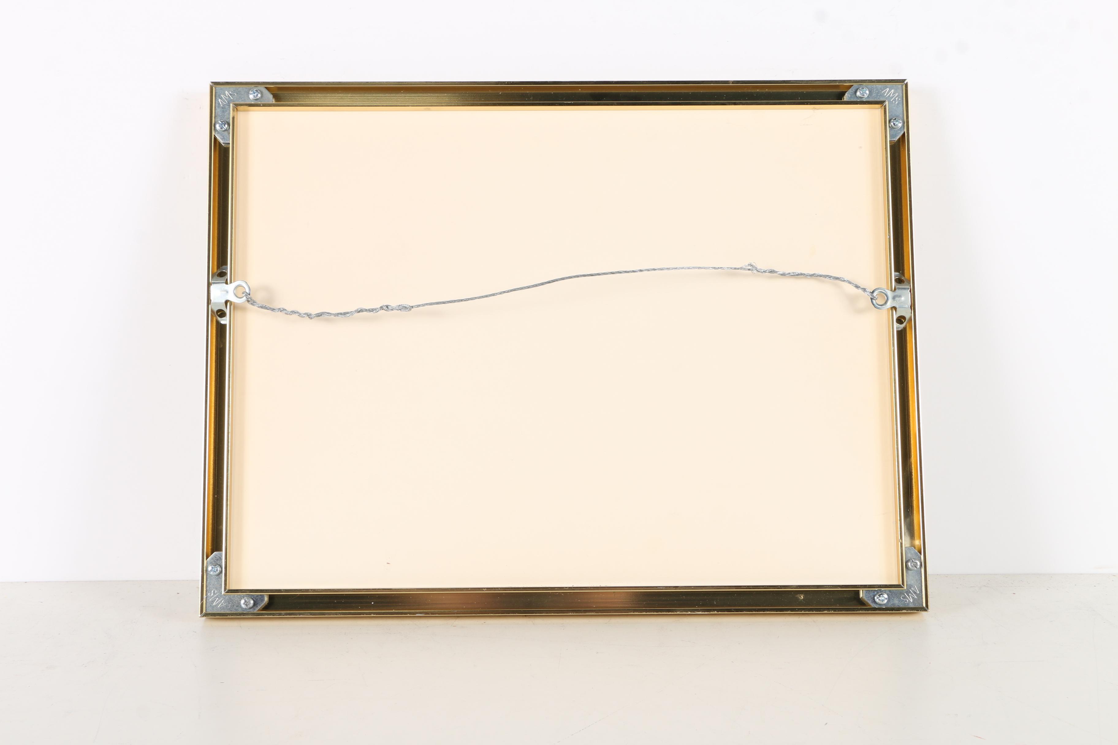 Margaret Albritton Embellished Limited Edition Aquatint Etching "Follow The Leader"