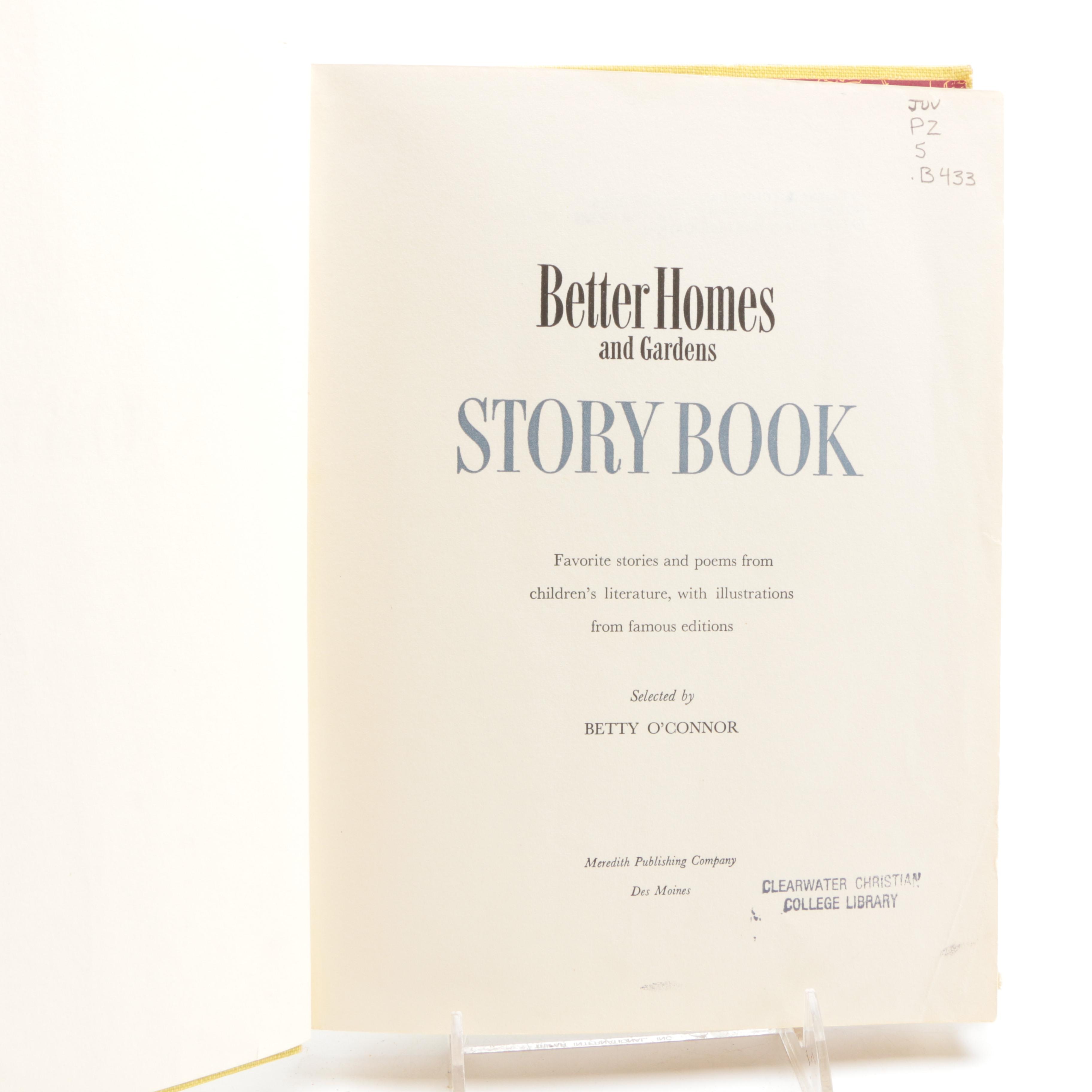 Books Including 1944 "Official Guide to the Army Air Force" and 1950 "Better Homes and Gardens Story Book"