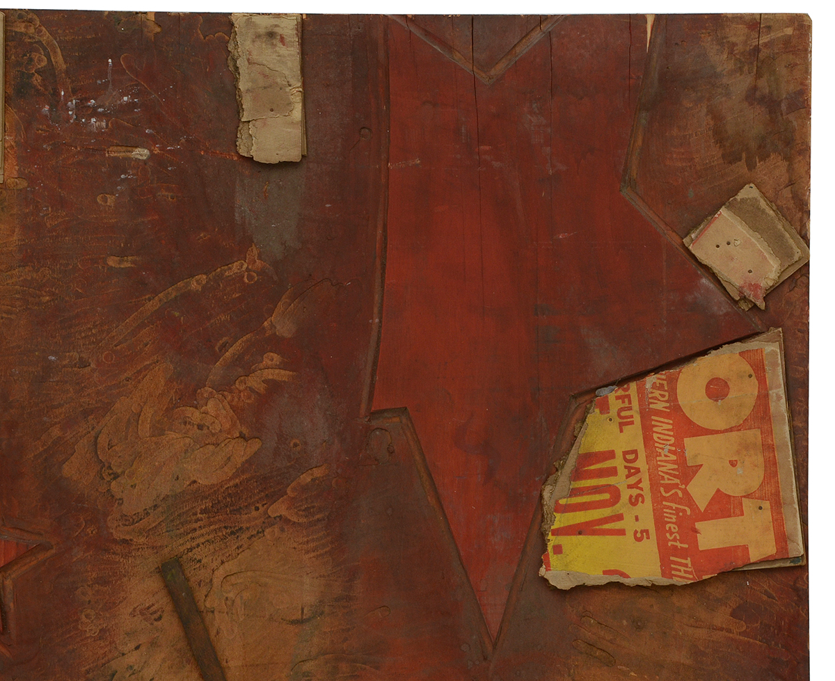 Large Vintage Double-Sided Wooden Printing Block