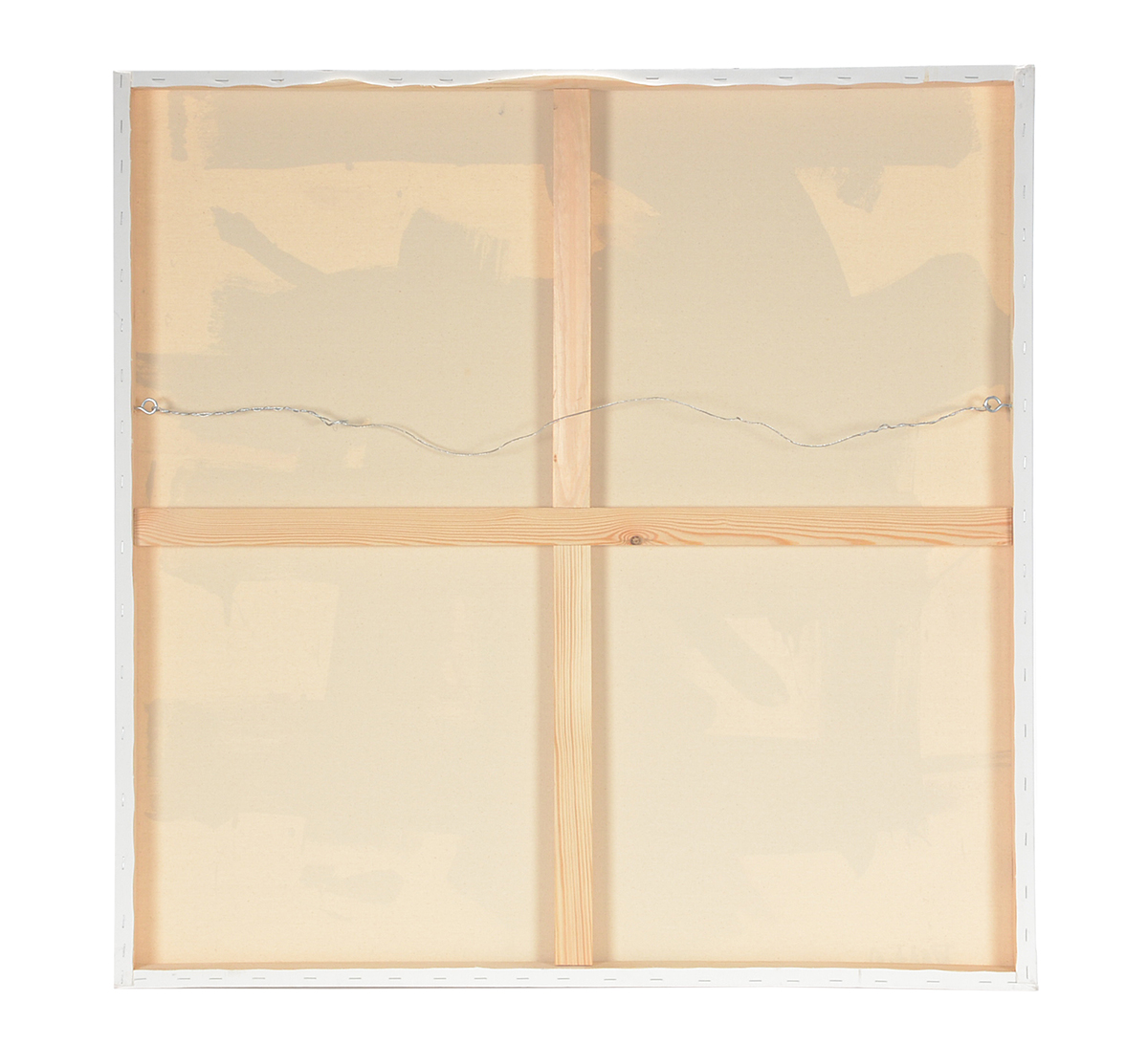 Robbie Kemper Original Abstract Acrylic Painting on Canvas "Black Square Over Red Oxide"