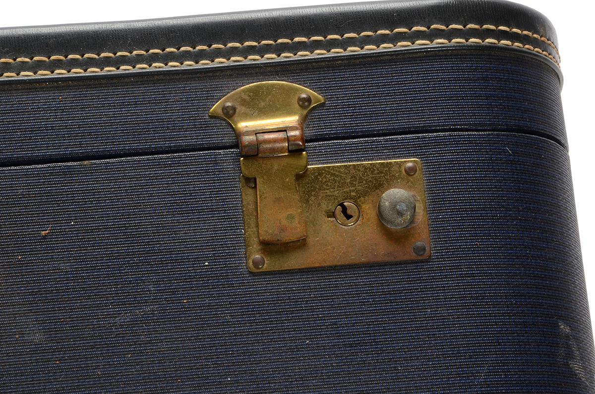 Sweet Tea Original Acrylic Folk Painting on a Vintage Suitcase