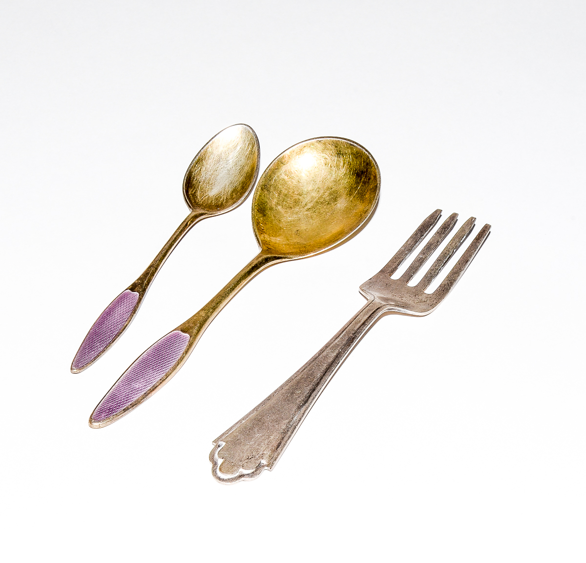 Frigast Denmark Sterling Silver Baby Flatware