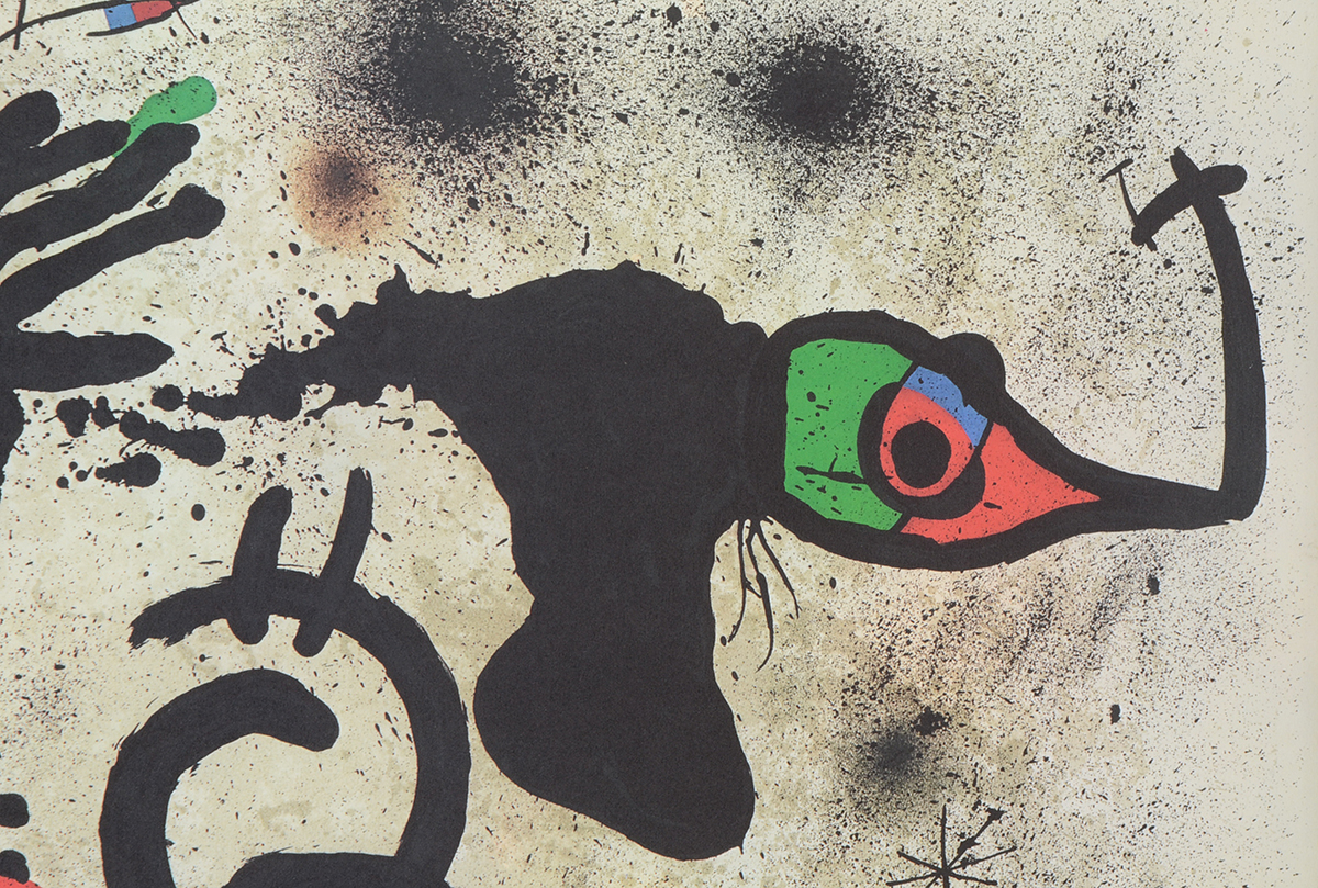 1979 Offset Lithograph Exhibition Poster for Joan Miró at Pace Gallery