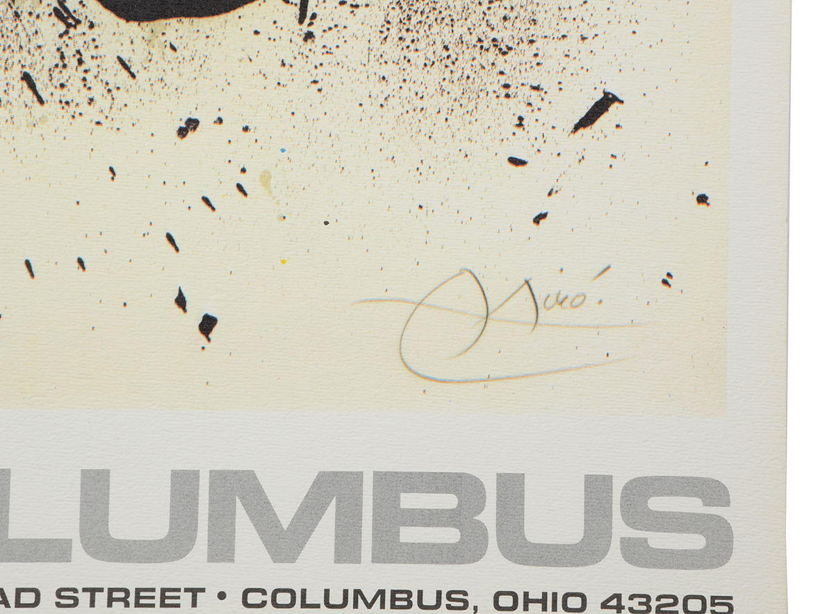 1979 Offset Lithograph Exhibition Poster for Joan Miró at Pace Gallery