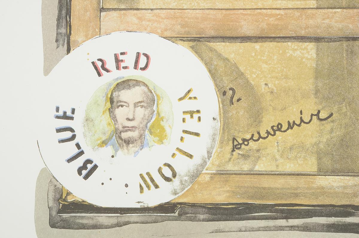 1970 Offset Lithograph Exhibition Poster for Jasper Johns "Prints 1960-1970"