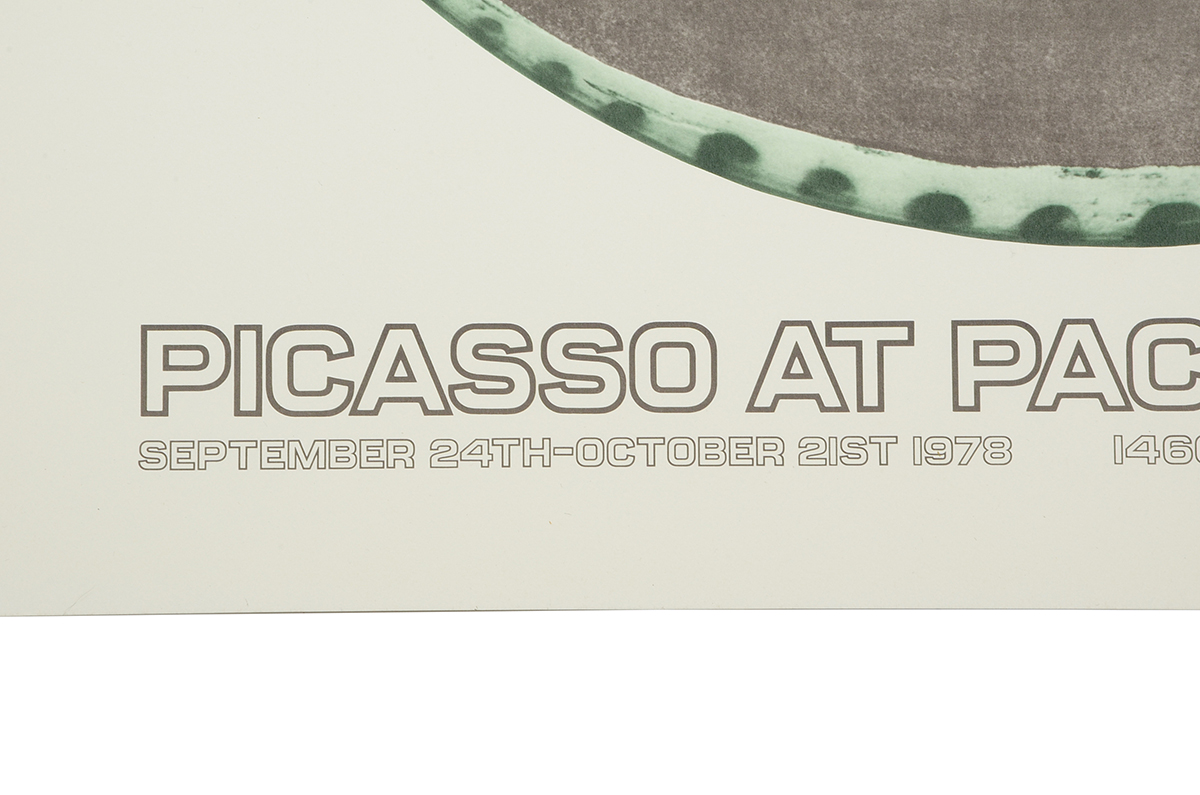 1978 Offset Lithograph Exhibition Poster for Pablo Picasso at Pace Gallery