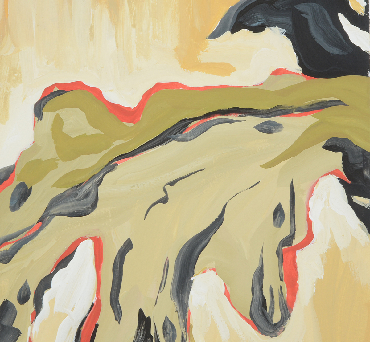 Lyric Morris-Latchaw Original Signed Gouache Painting