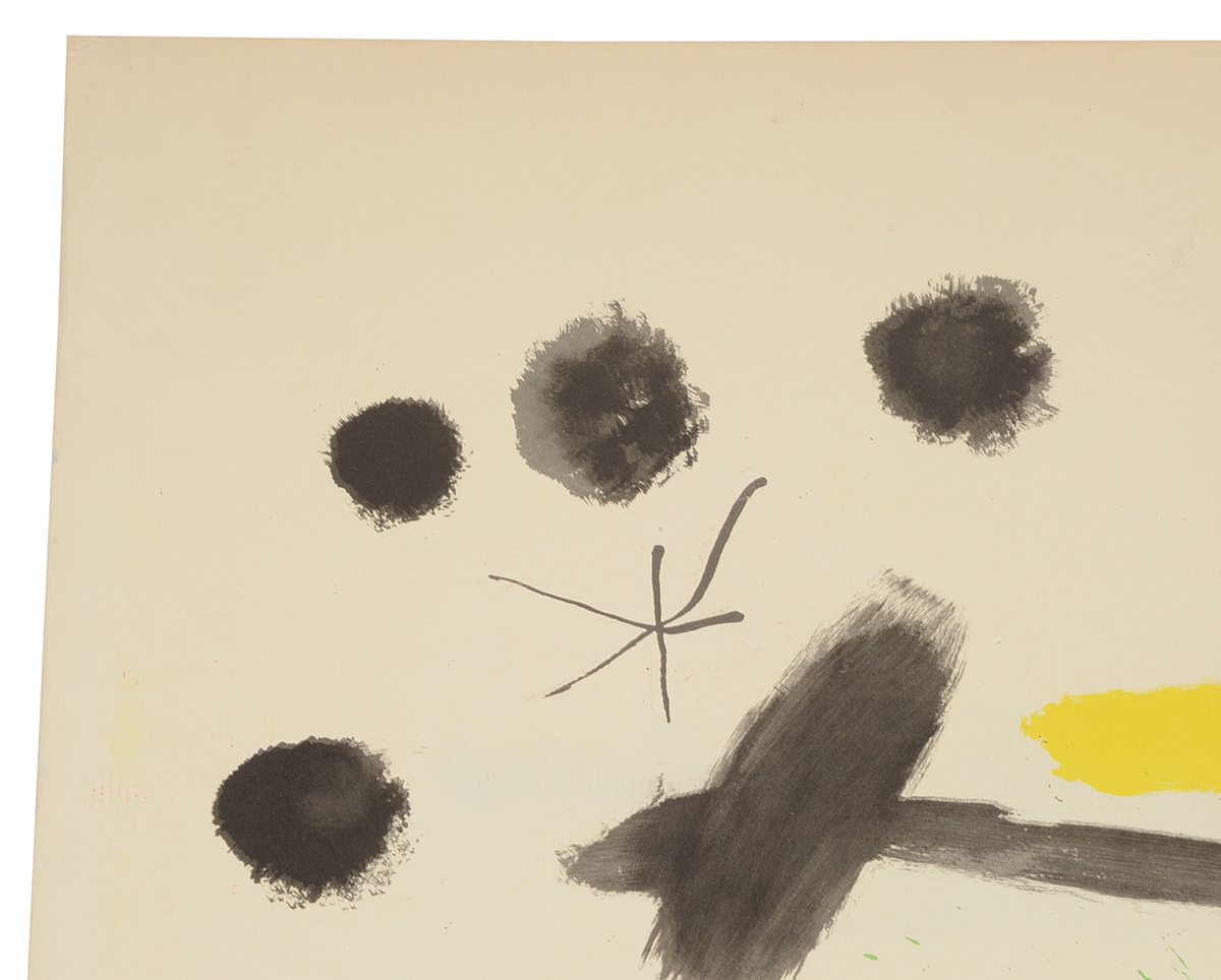 Joan Miró 1964 Hand-Pulled Lithographic Exhibition Poster