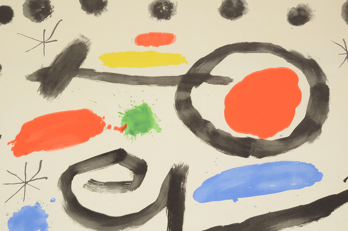 Joan Miró 1964 Hand-Pulled Lithographic Exhibition Poster