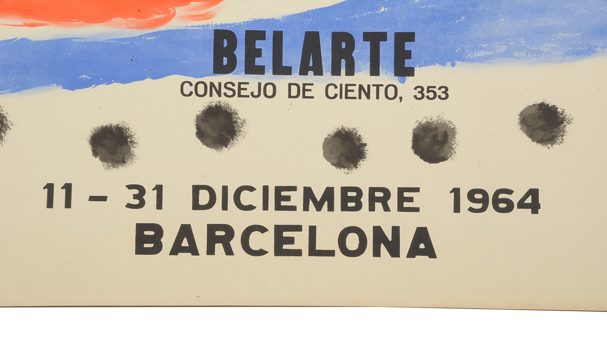 Joan Miró 1964 Hand-Pulled Lithographic Exhibition Poster