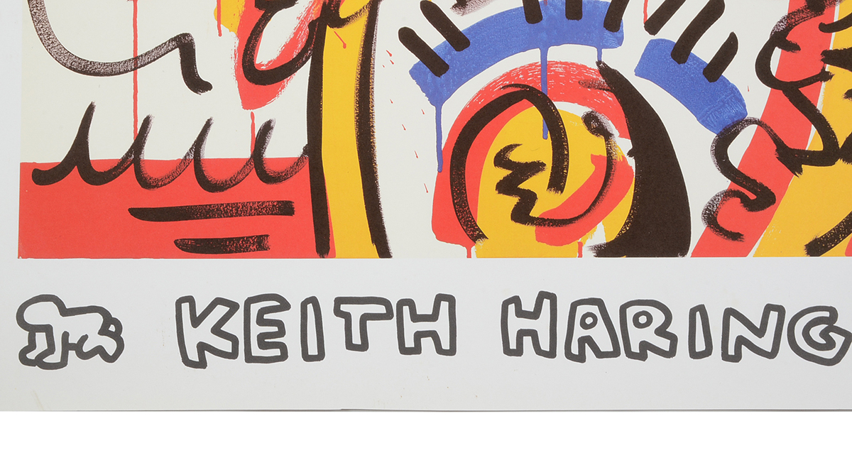 1987 Offset Lithograph Poster after Keith Haring