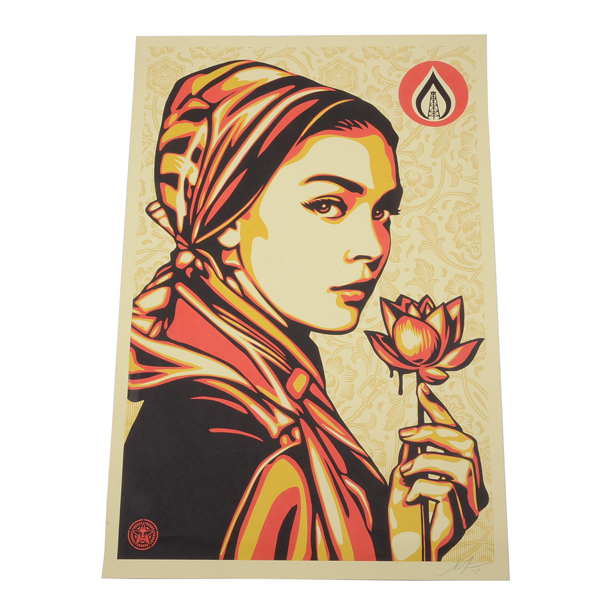 Shepard Fairey Signed 2017 Lithograph "Natural Springs"