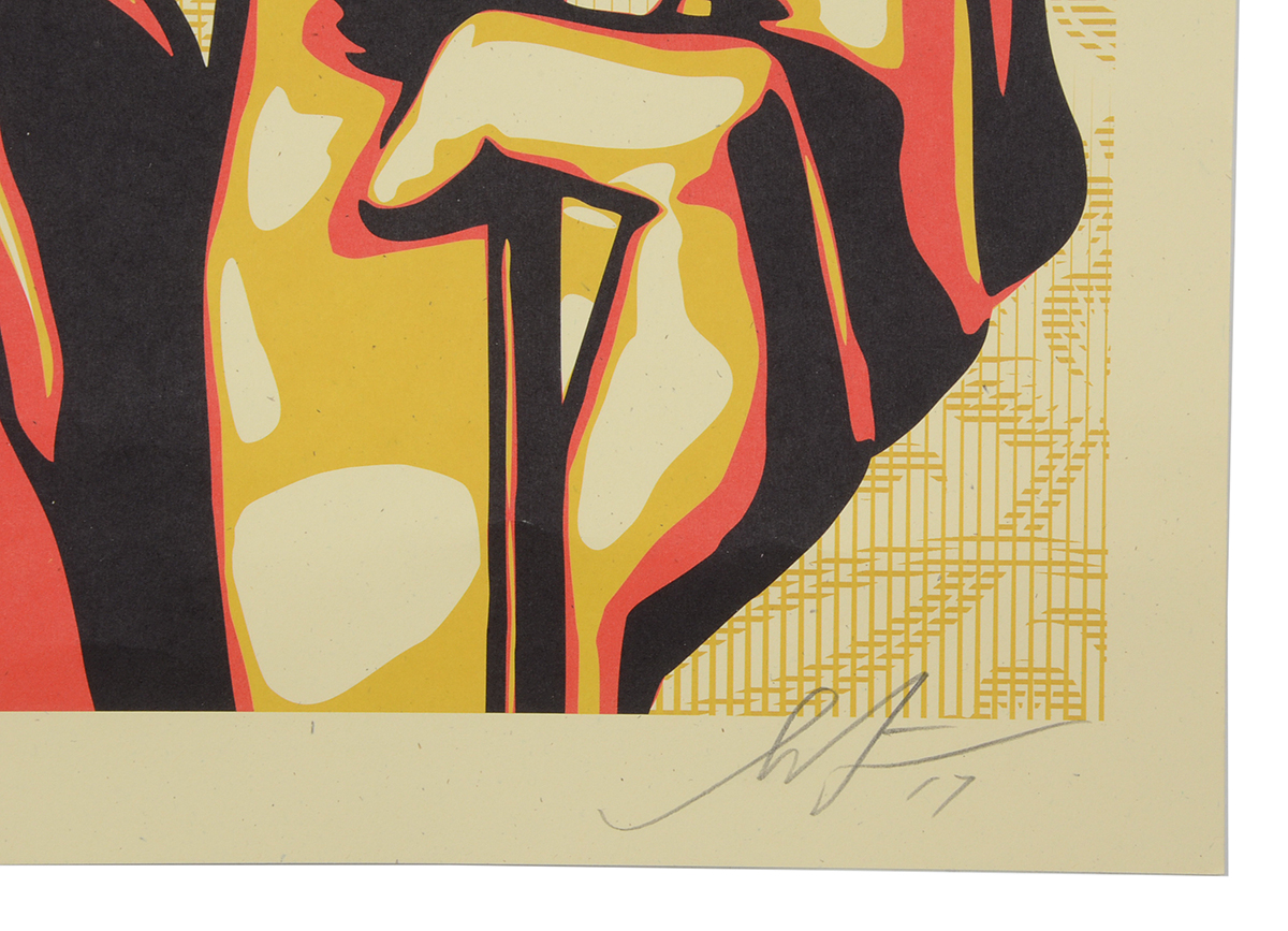 Shepard Fairey Signed 2017 Lithograph "Natural Springs"