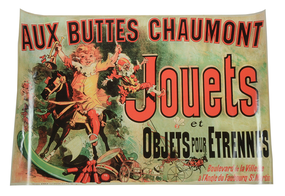 French Reproduction Offset Lithograph Posters