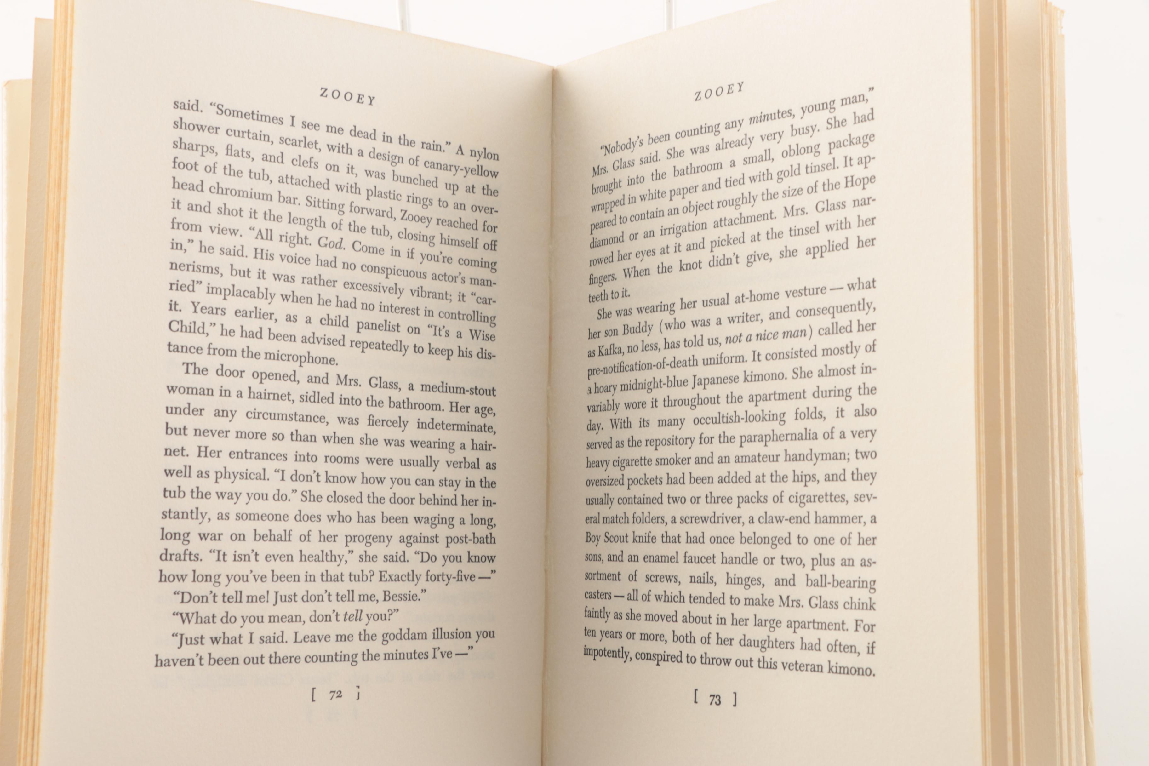 1961 "Franny and Zooey" by J. D. Salinger