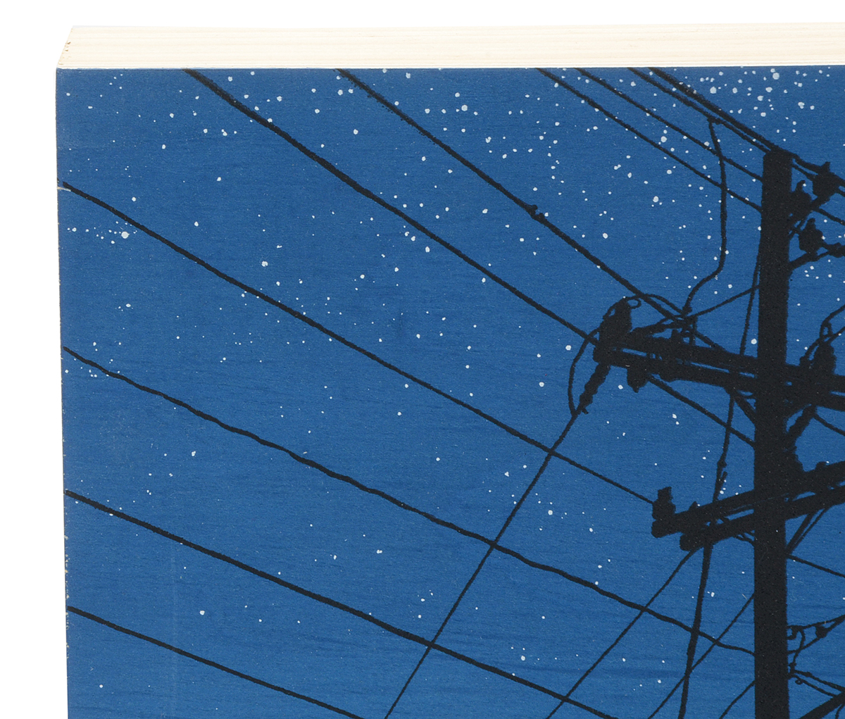 Dan McCarthy Signed 2017 Limited Edition Serigraph on Wood Panel "Breadcrumb trail #002 - Latitude: 41º37’31” Longitude: 70º23’12"