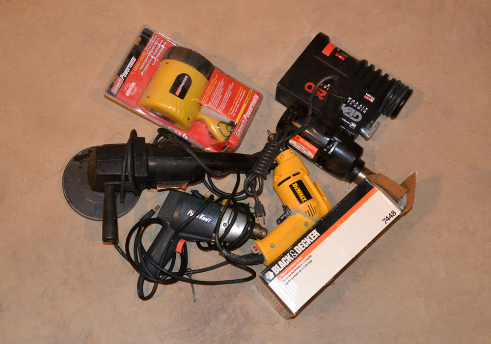 Collection of Vintage Power Tools