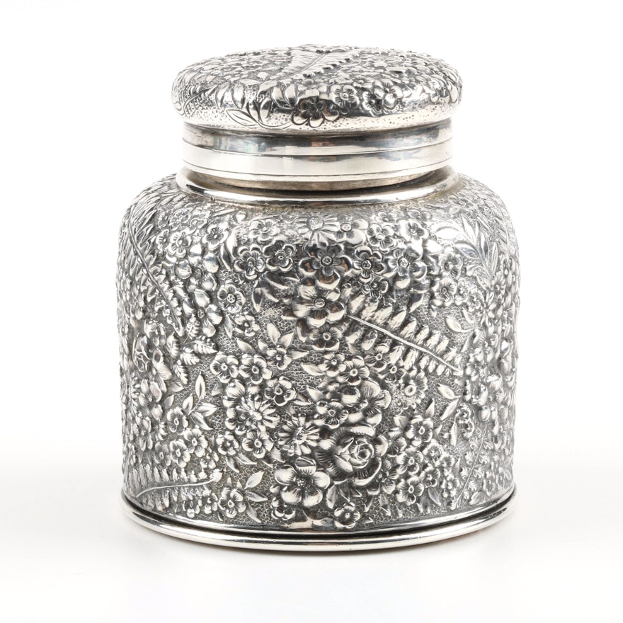 Tiffany & Co Sterling Silver Inkwell Circa 1873-91