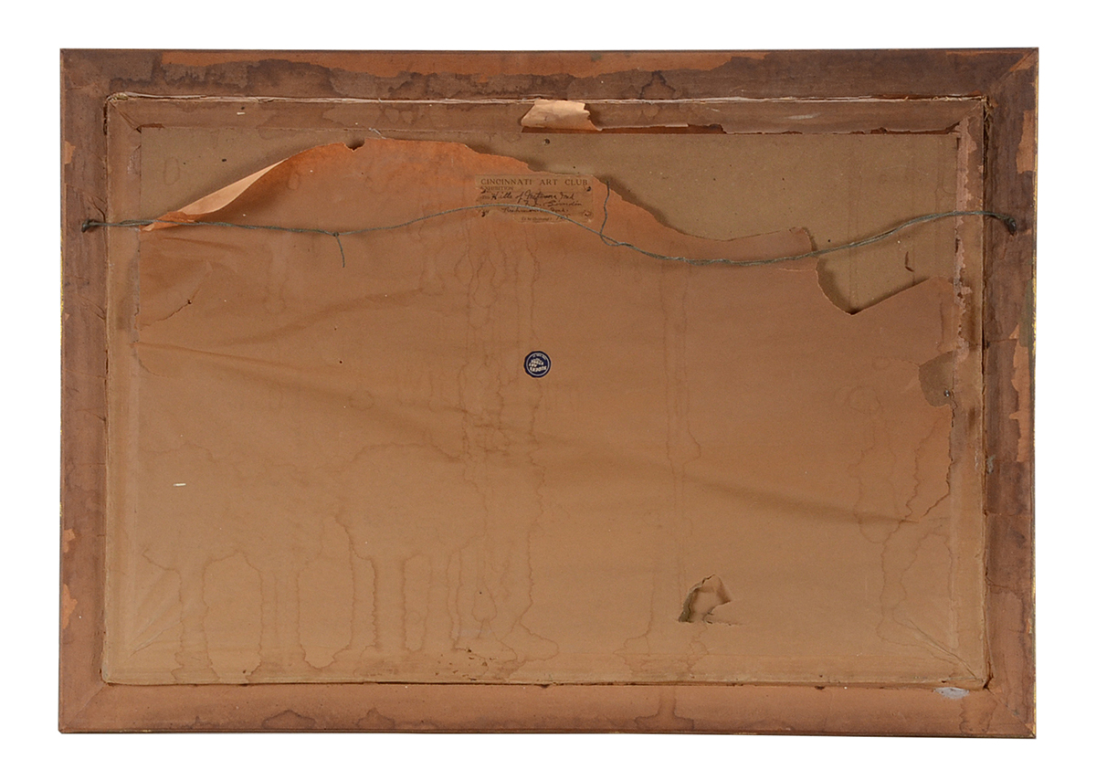 F. J. Girardin Original Oil on Canvas "Hills of Metamora Indiana"