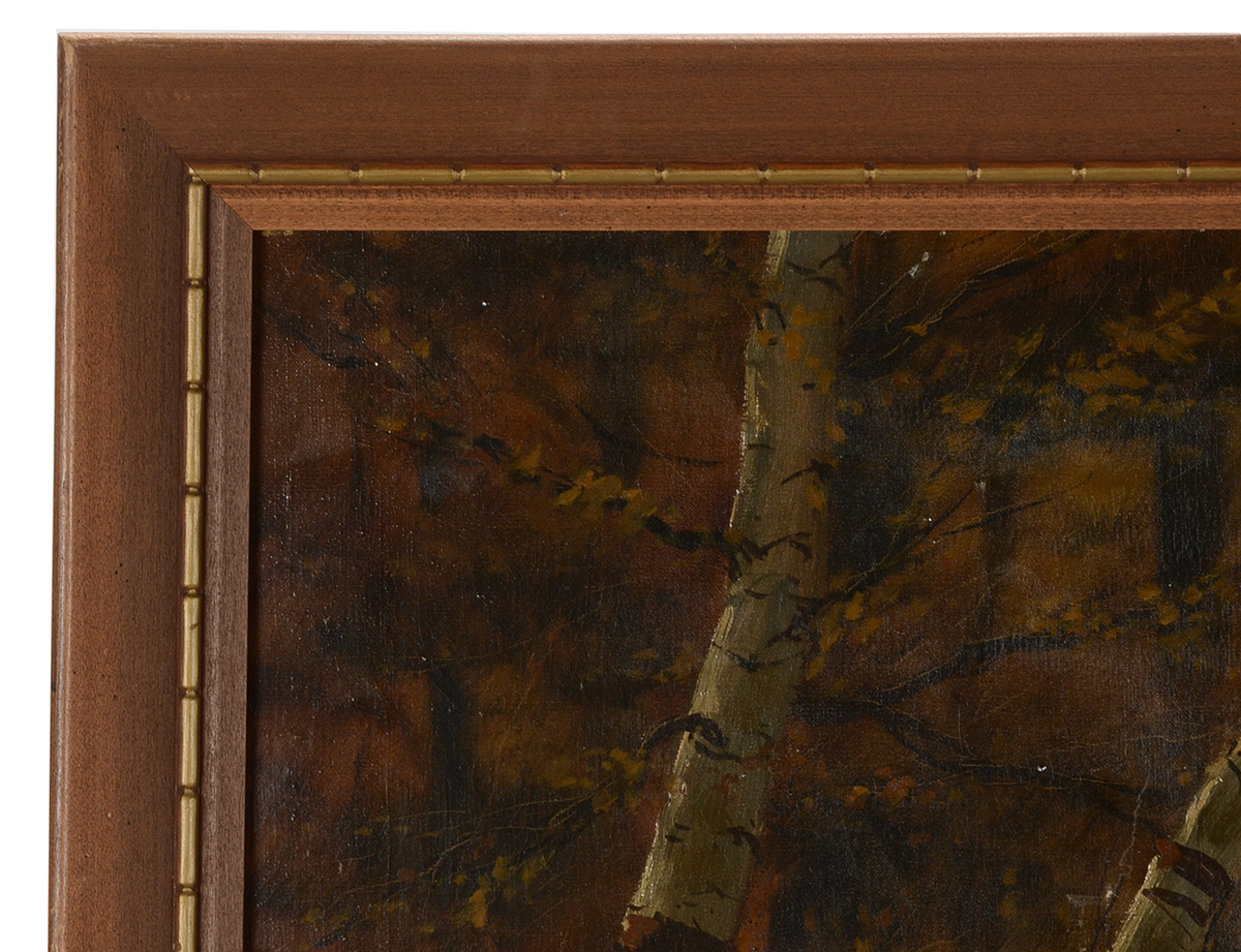 T. Bailey Original Vintage Oil Painting on Canvas