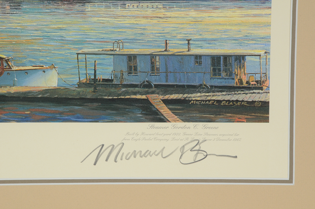 Michael Blaser Signed Limited Edition Offset Lithograph