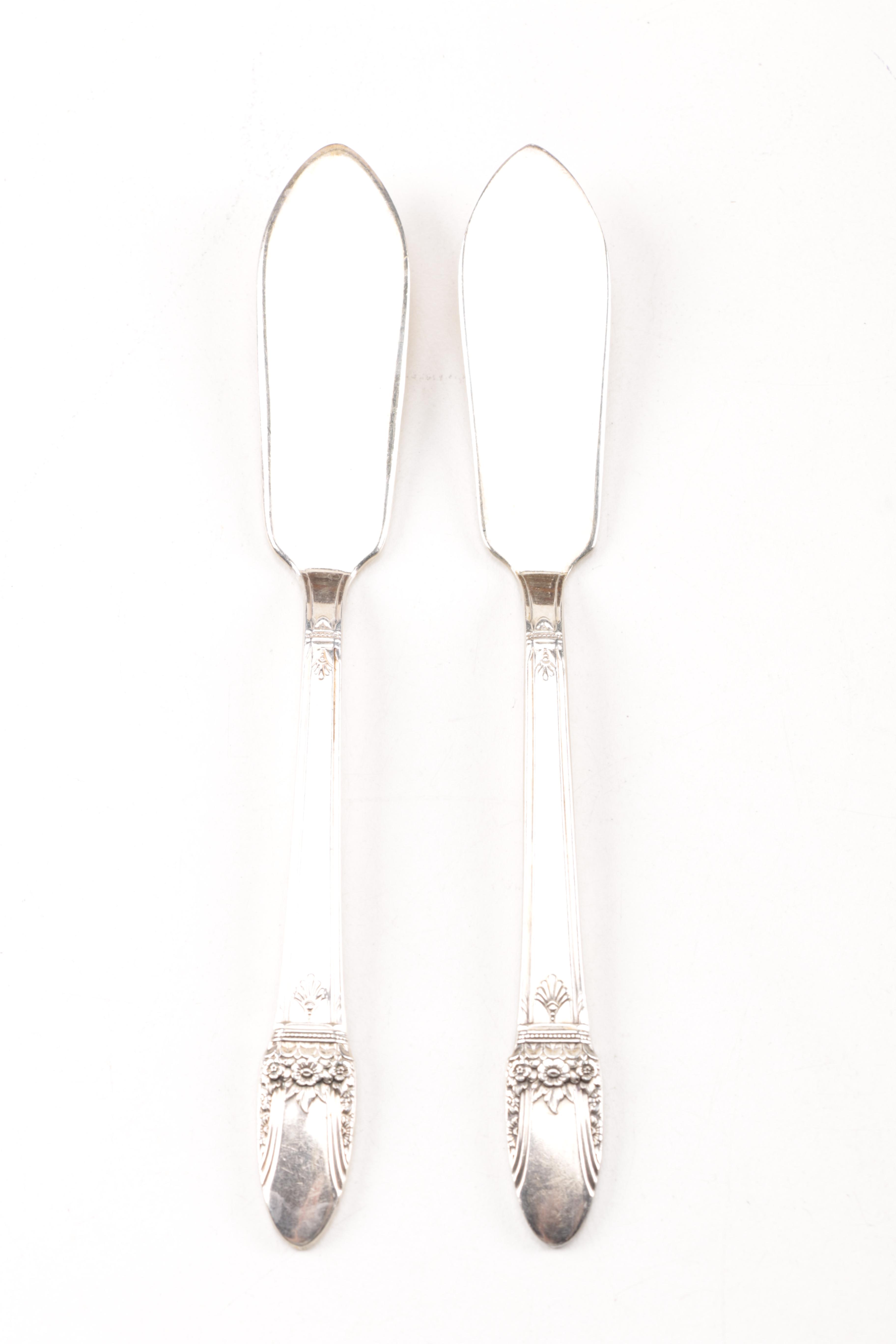 1847 Rogers Bros "First Love" Plated Silver Flatware Set