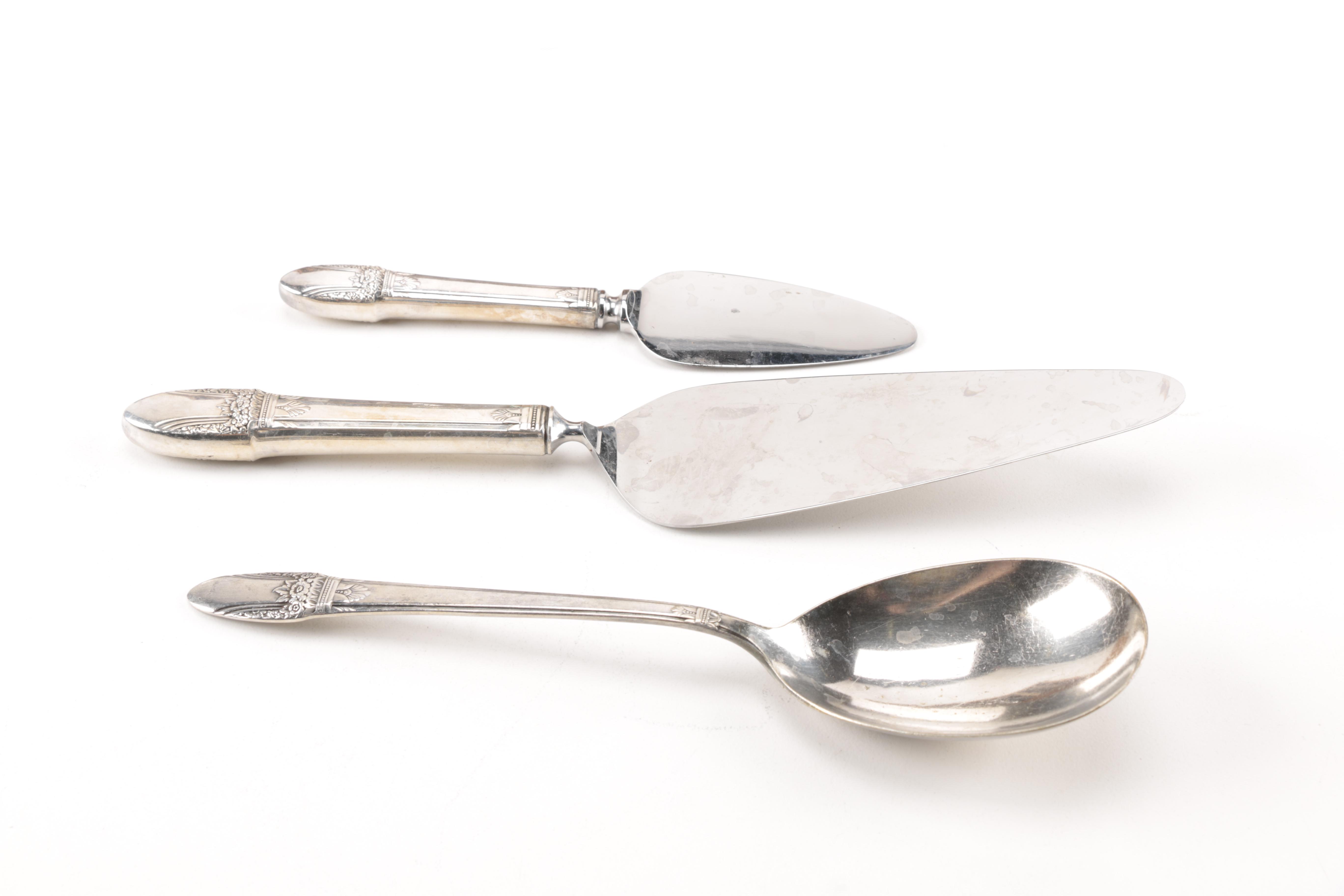 1847 Rogers Bros "First Love" Plated Silver Flatware Set