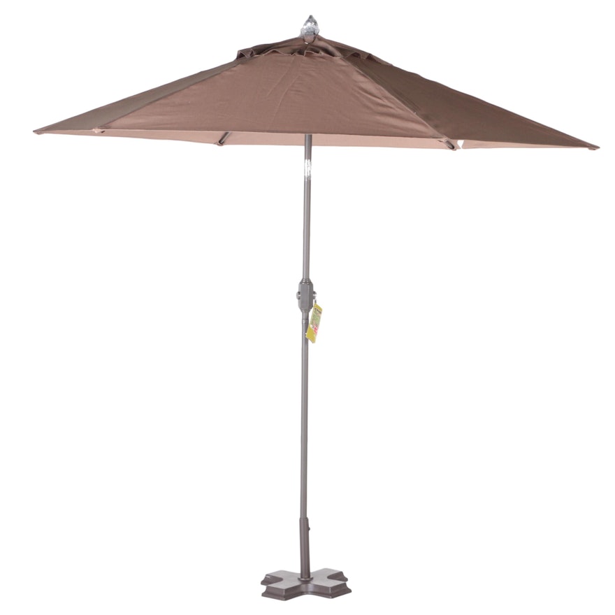 "Elmore" Patio Umbrella and Stand by Garden Oasis