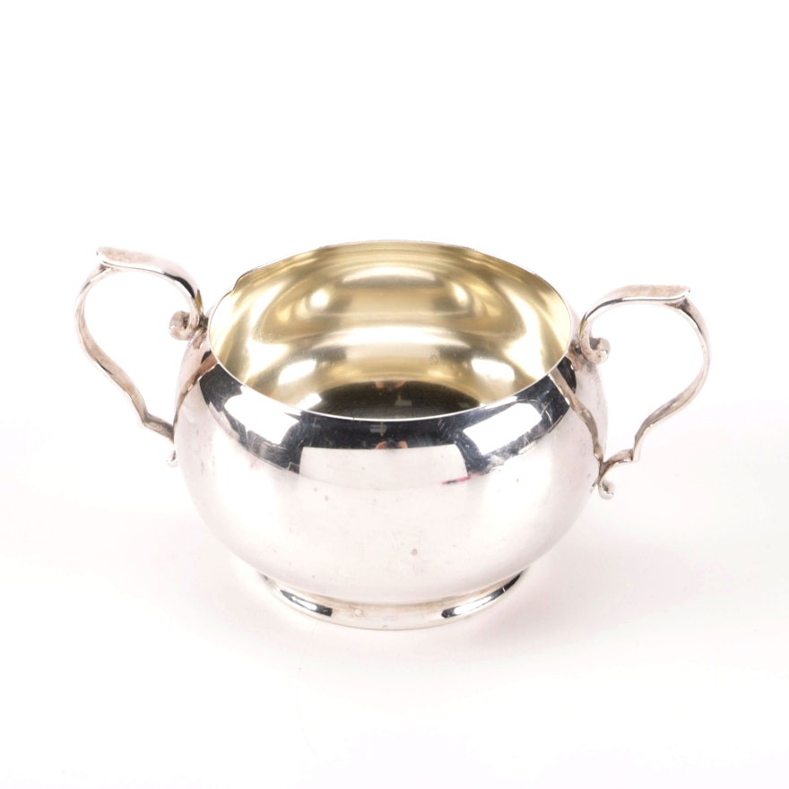 Gorham Sterling Silver Open Sugar Bowl