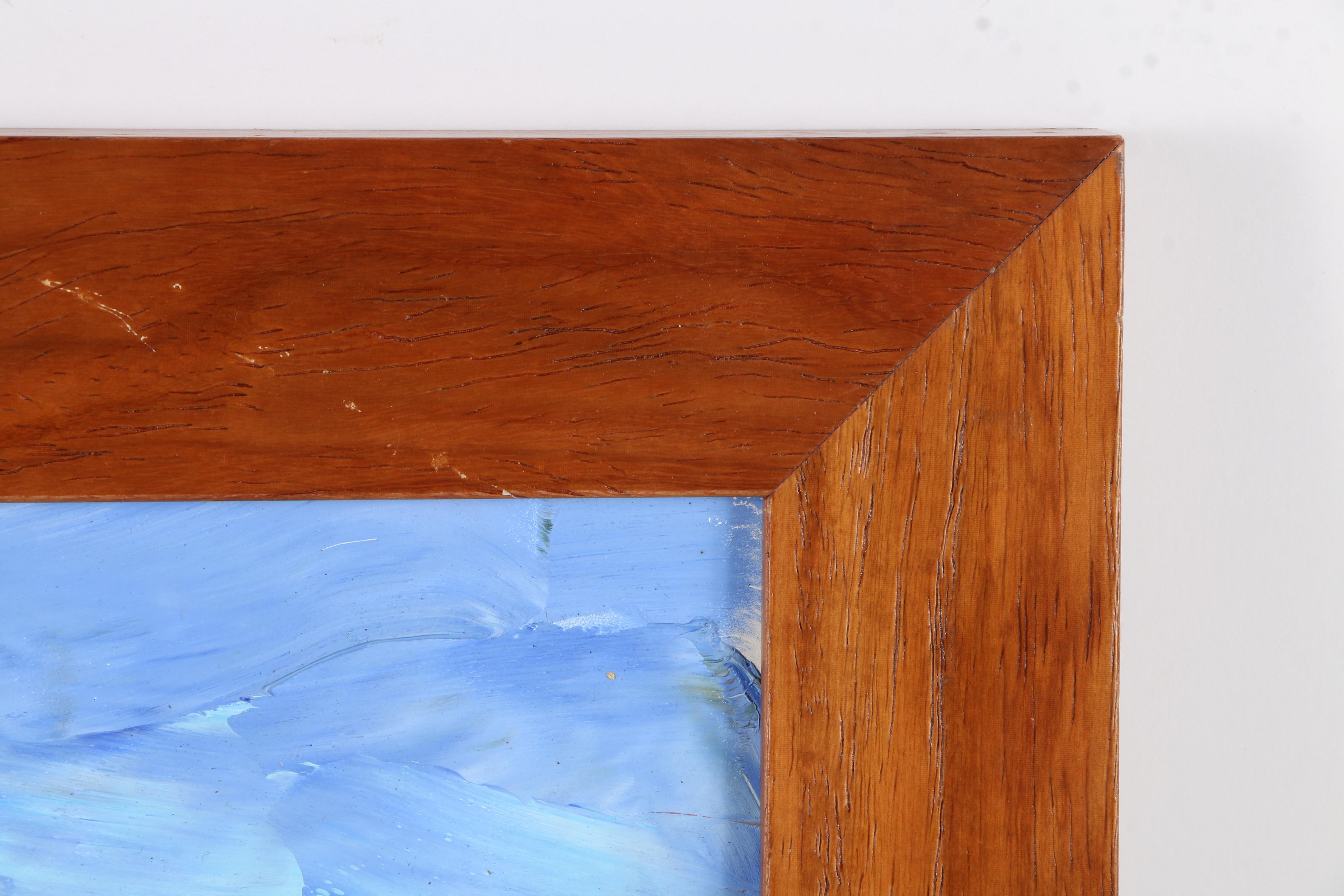 Jivan Lee Oil Painting on Wood "Georgia's Hills"