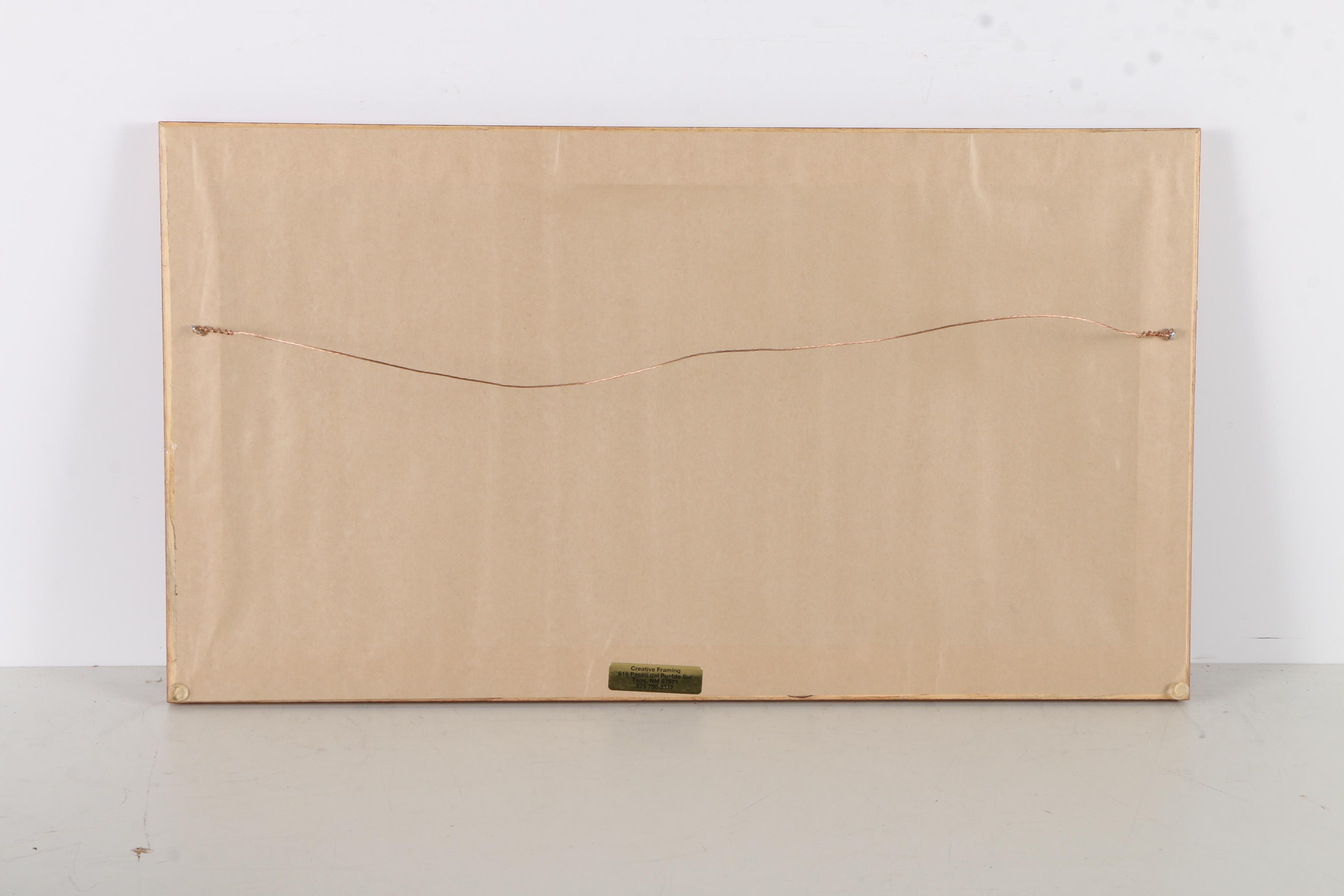 Jivan Lee Oil Painting on Wood "Georgia's Hills"