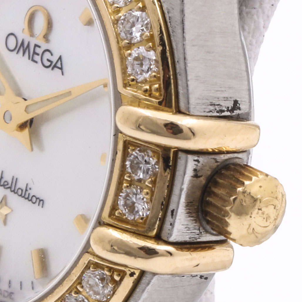 Omega Constellation Stainless Steel and 18K Yellow Gold Diamond Watch