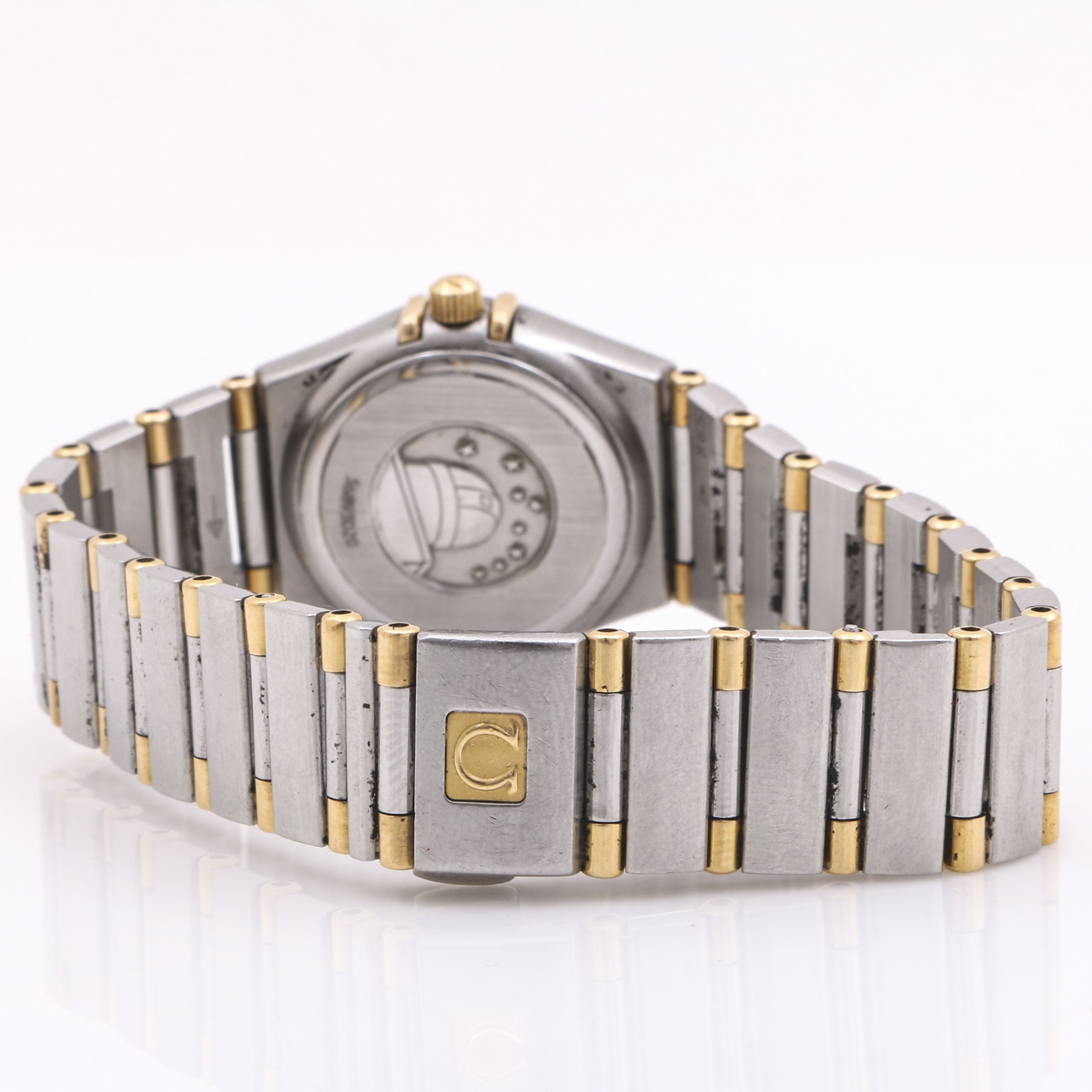 Omega Constellation Stainless Steel and 18K Yellow Gold Diamond Watch