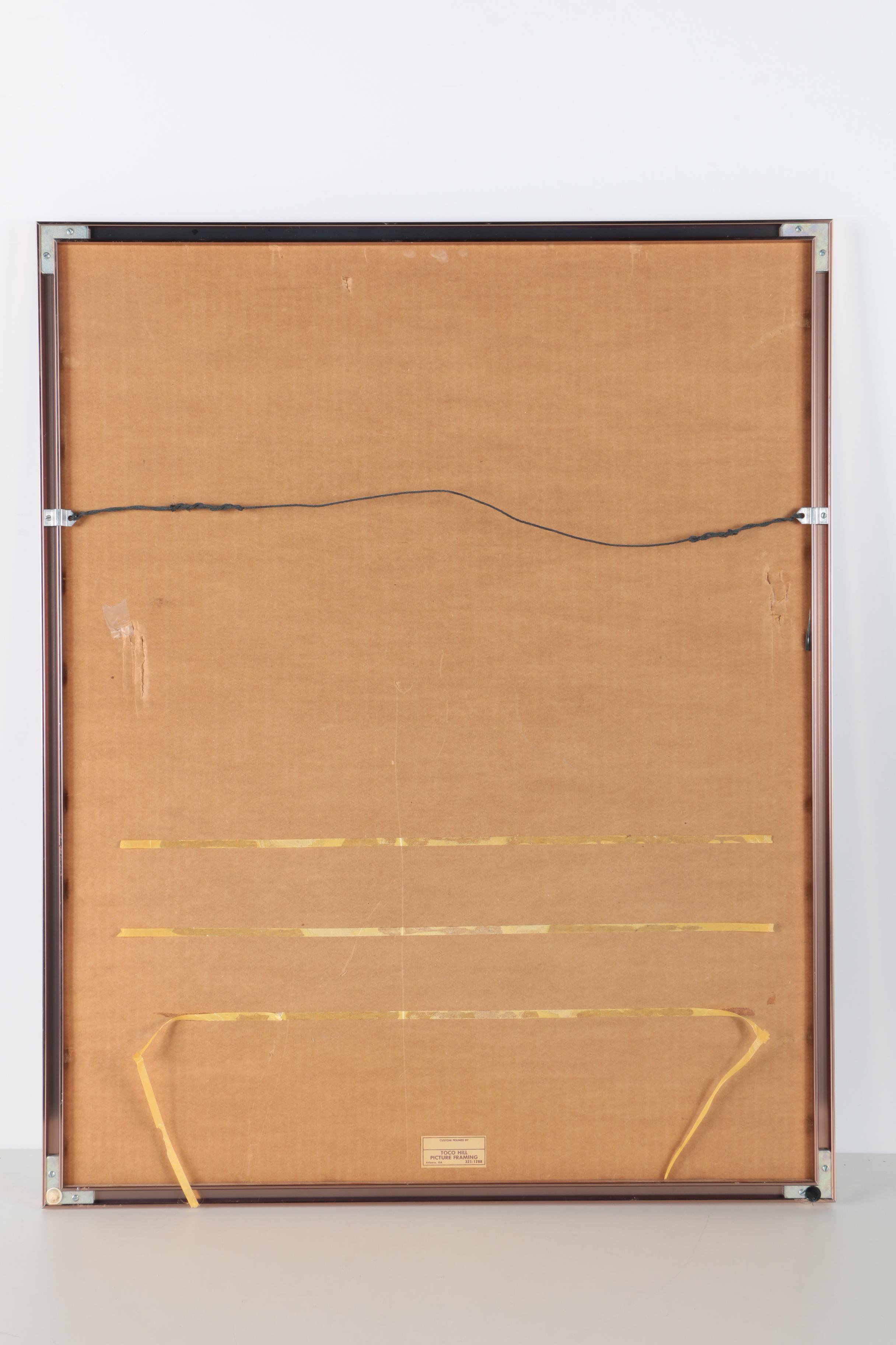 John Thomas Offset Lithographs on Paper of Flowers